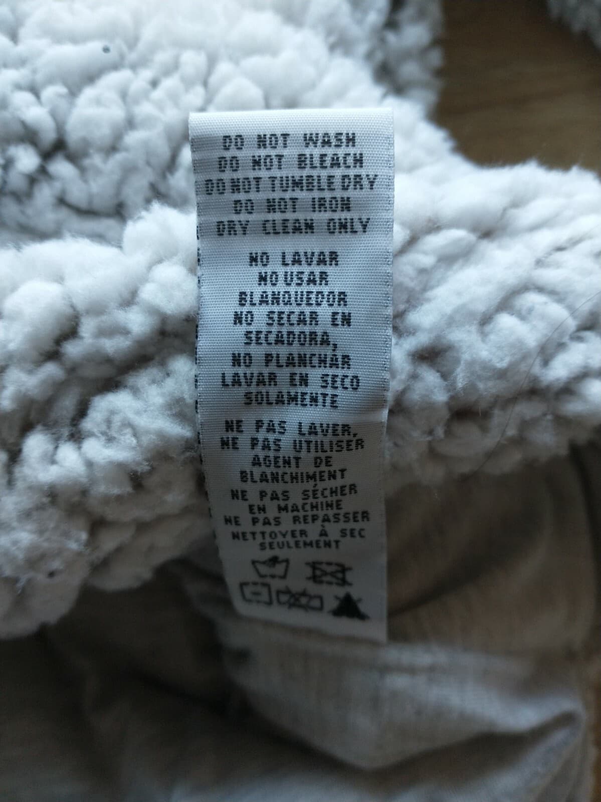 THREAD & SUPPLY Women Sherpa Fleece Pullover Sweater Jacket 1/4 Zip Ivory Sz.S - Thumbnail 12
