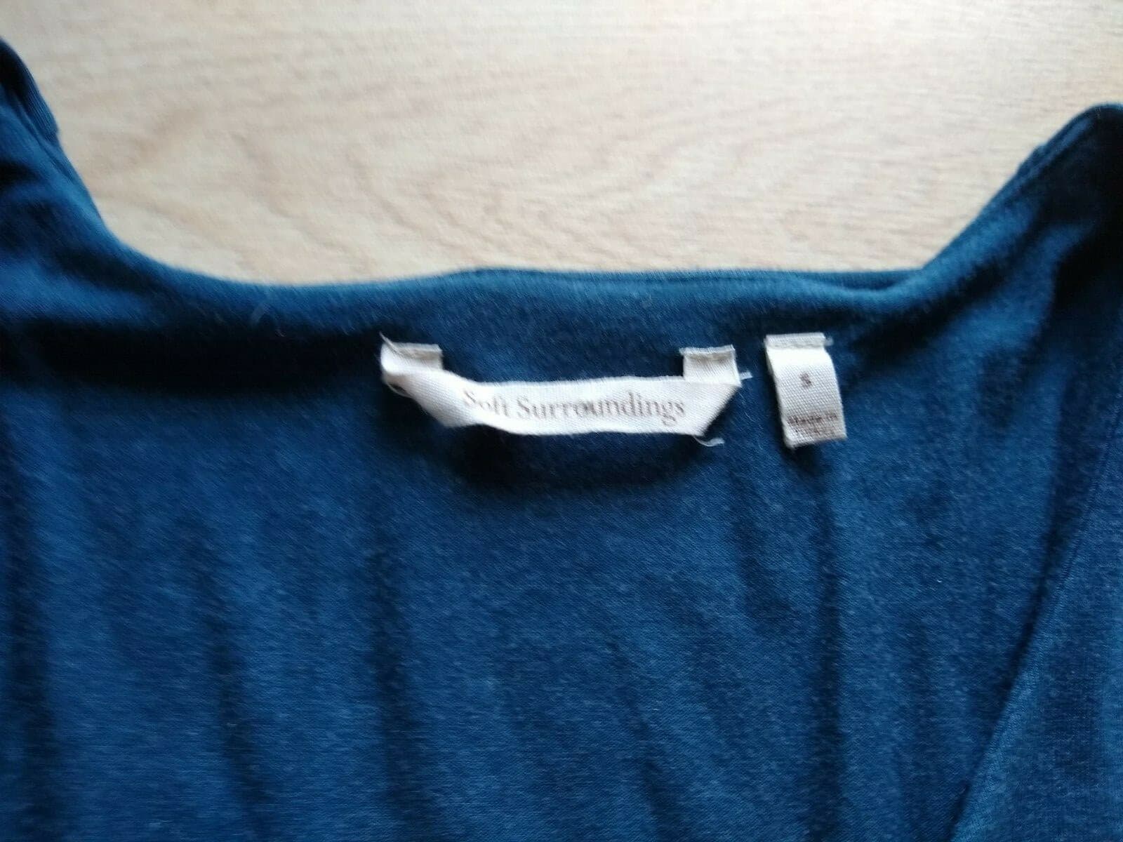 Soft Surroundings Perfect Layer Knit Sheath Dress 3/4 Sleeves Blue Sz.S - Thumbnail 11