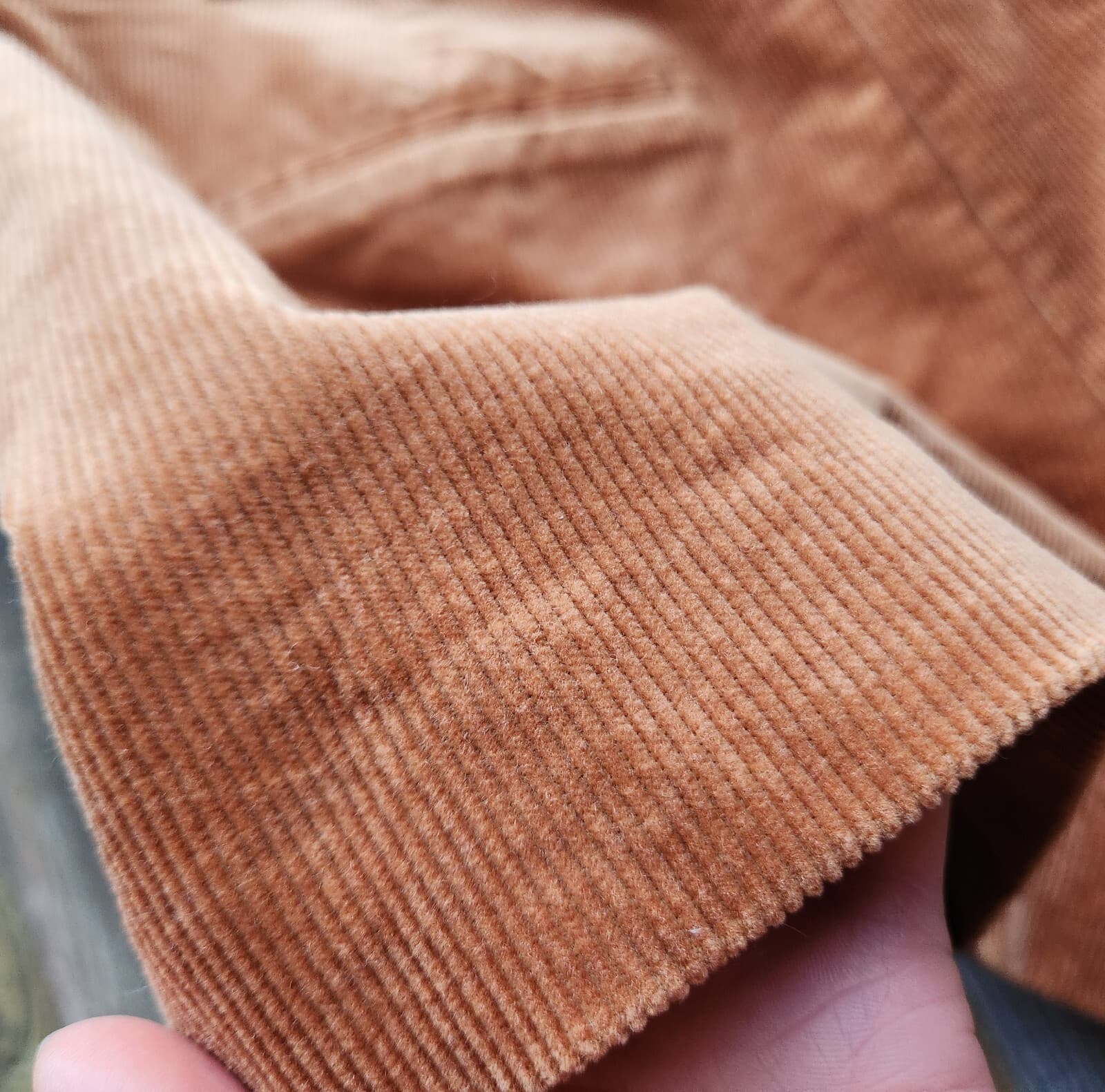 Boden Corduroy High Waist Short Zip Pocket Stretch Cotton Blend Brown Women's 8 - Thumbnail 7