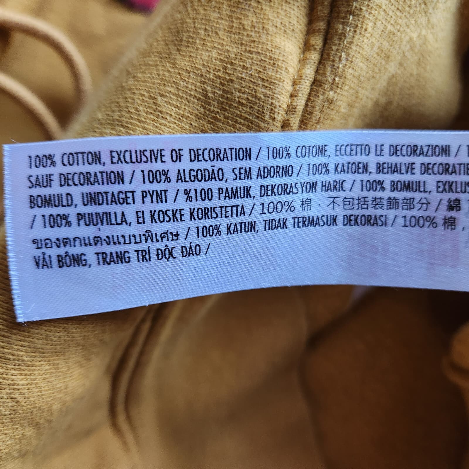 EUC Disney Parks Bambi Hoodie Pullover Sweatshirt Pocket Cotton Yellow Women 3X - Thumbnail 10