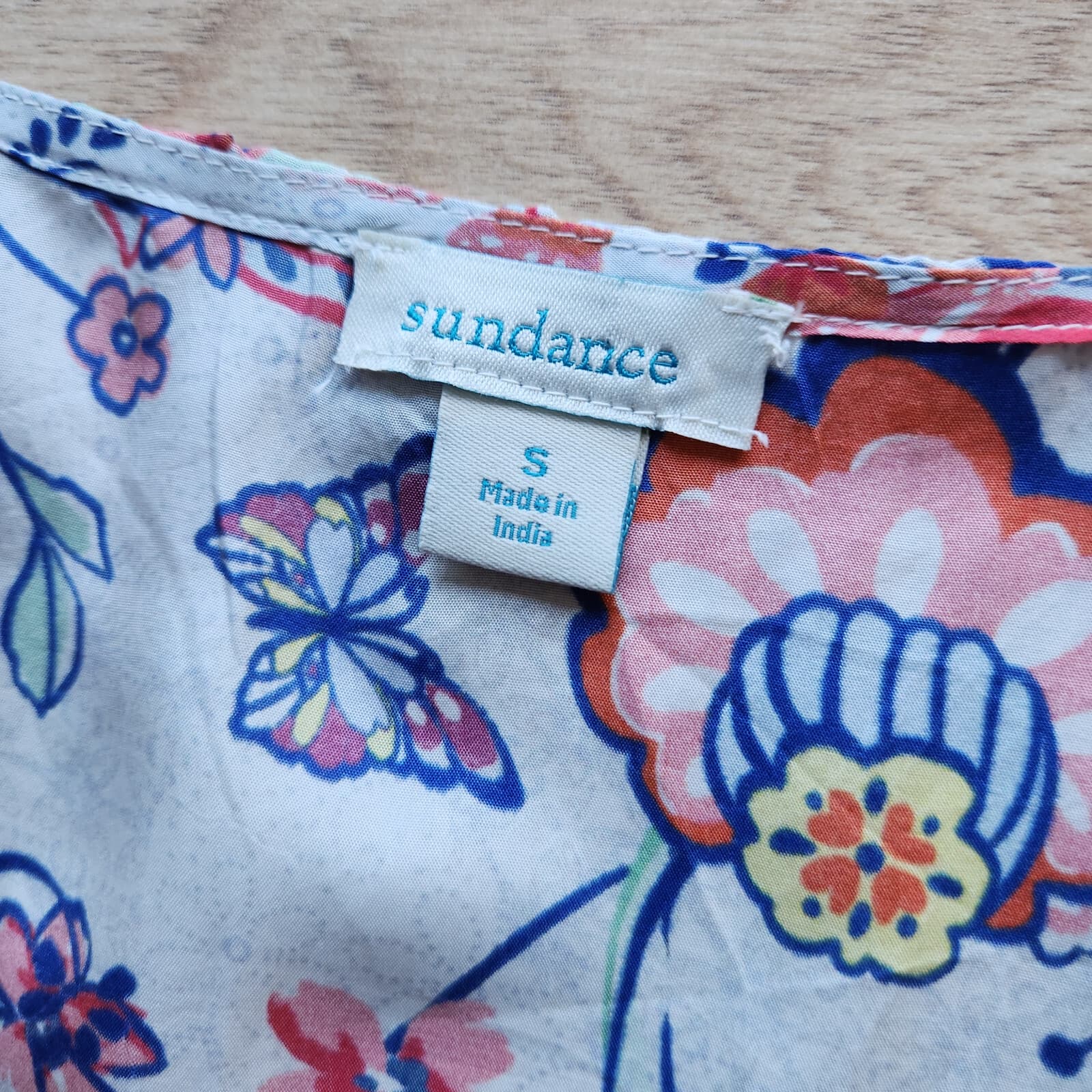 Sundance 100% Silk Floral Light as Air Dress Sleeveless Pocket Multicolor Sz.S - Thumbnail 10