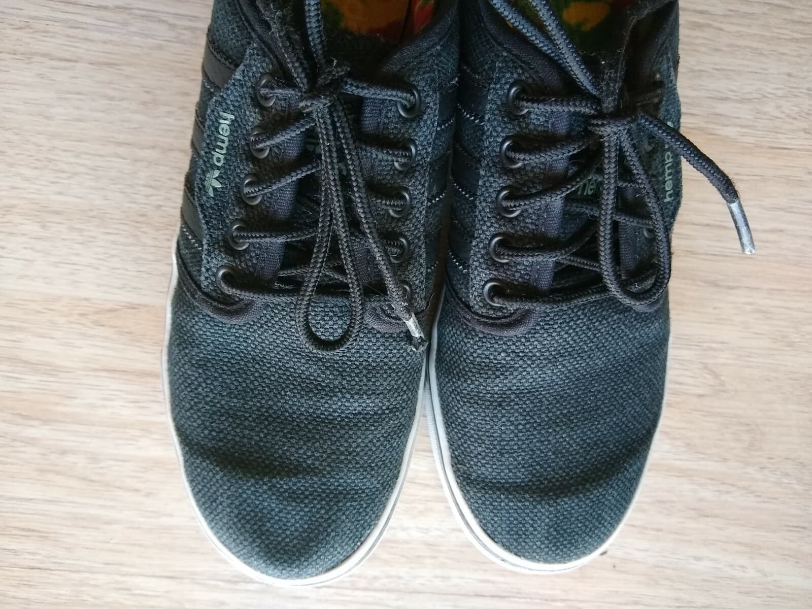 Adidas Seeley Rasta Hemp Skateboarding Shoes Men Lace Black US6 EUR38.5 - Thumbnail 6