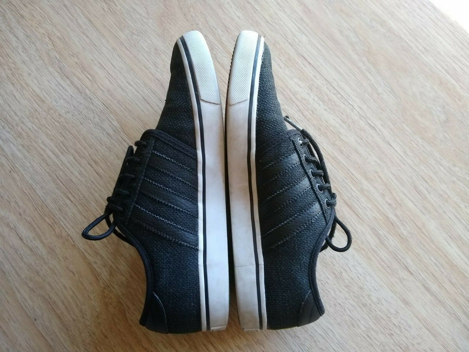 Adidas Seeley Rasta Hemp Skateboarding Shoes Men Lace Black US6 EUR38.5 - Thumbnail 7