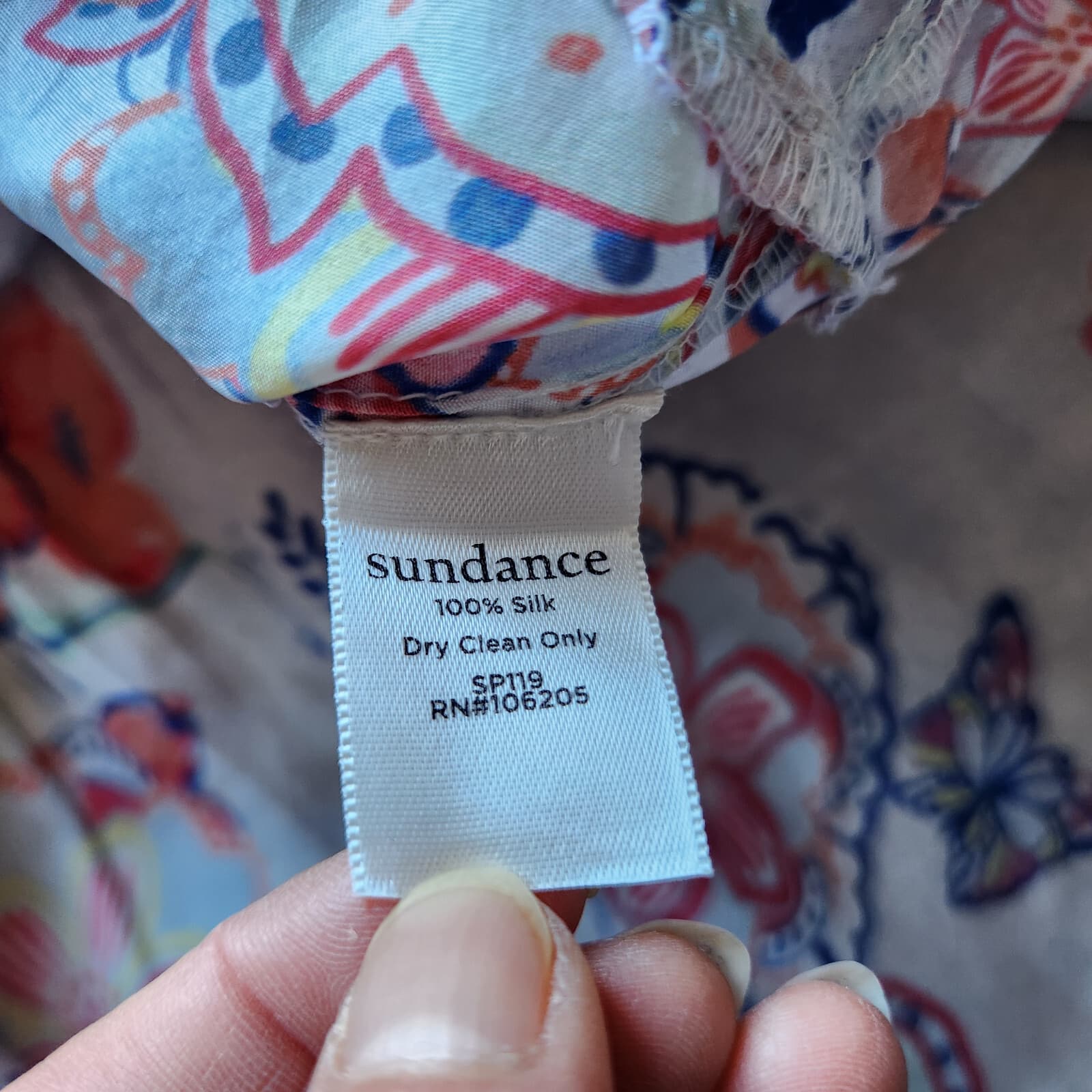 Sundance 100% Silk Floral Light as Air Dress Sleeveless Pocket Multicolor Sz.S - Thumbnail 11