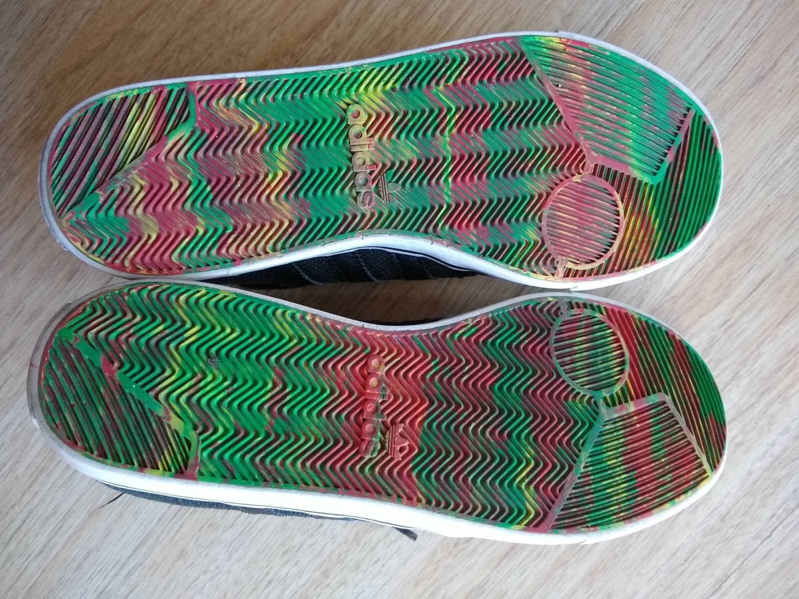 Adidas Seeley Rasta Hemp Skateboarding Shoes Men Lace Black US6 EUR38.5 - Thumbnail 10