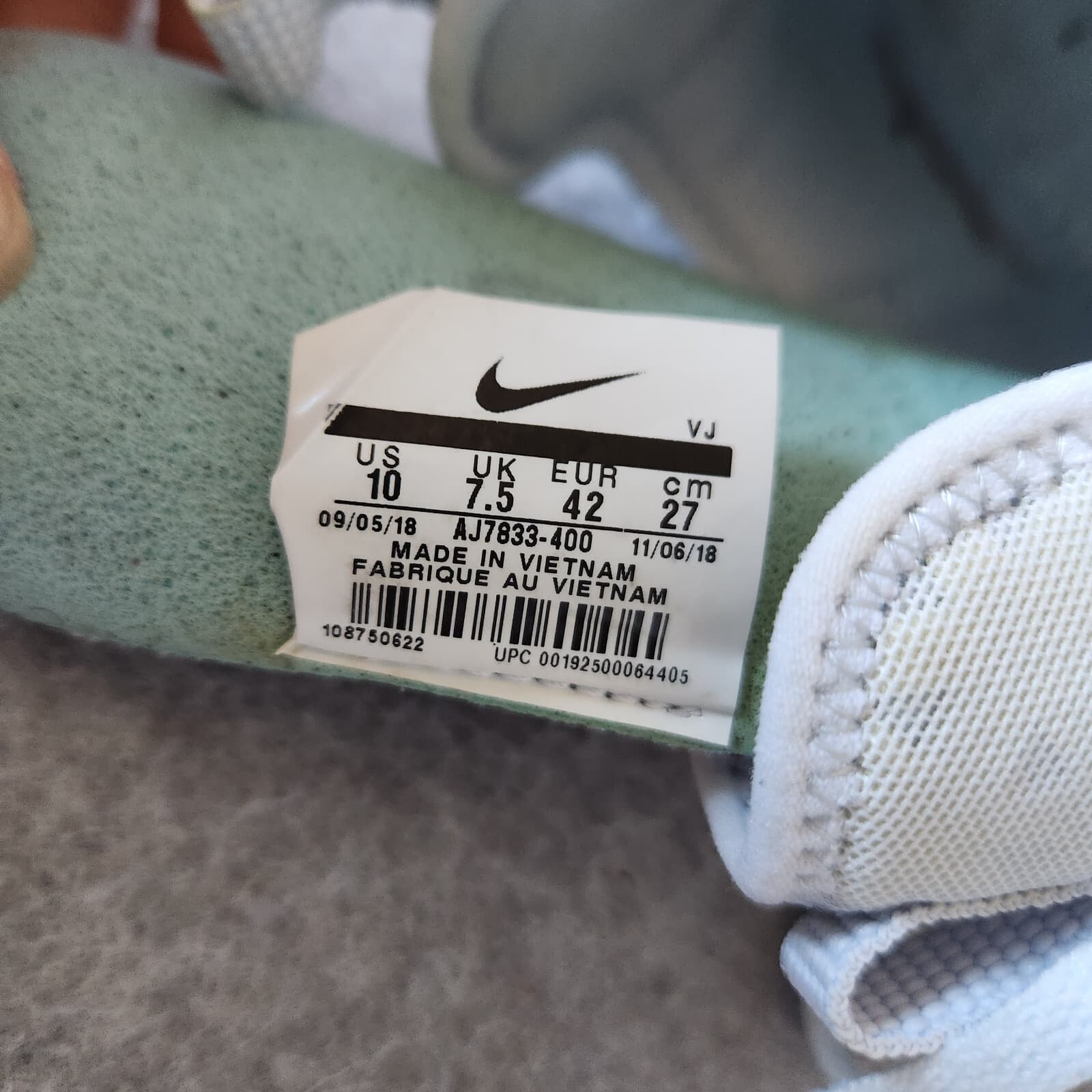 Nike Free TR 8 Training Athletic Shoes Lace Mesh Half Blue Aluminum Women's US10 - Thumbnail 14
