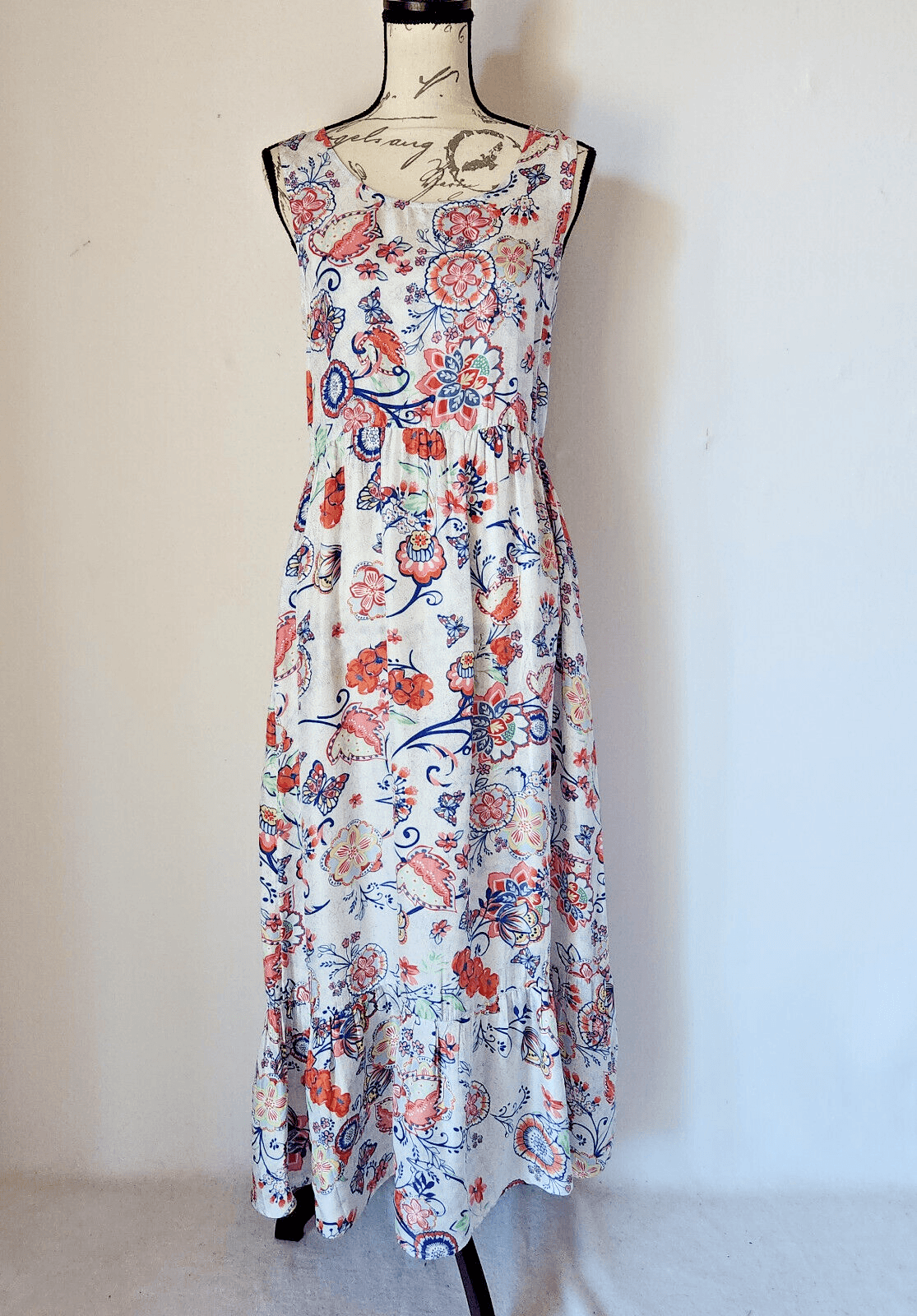 Sundance 100% Silk Floral Light as Air Dress Sleeveless Pocket Multicolor Sz.S - Thumbnail 2