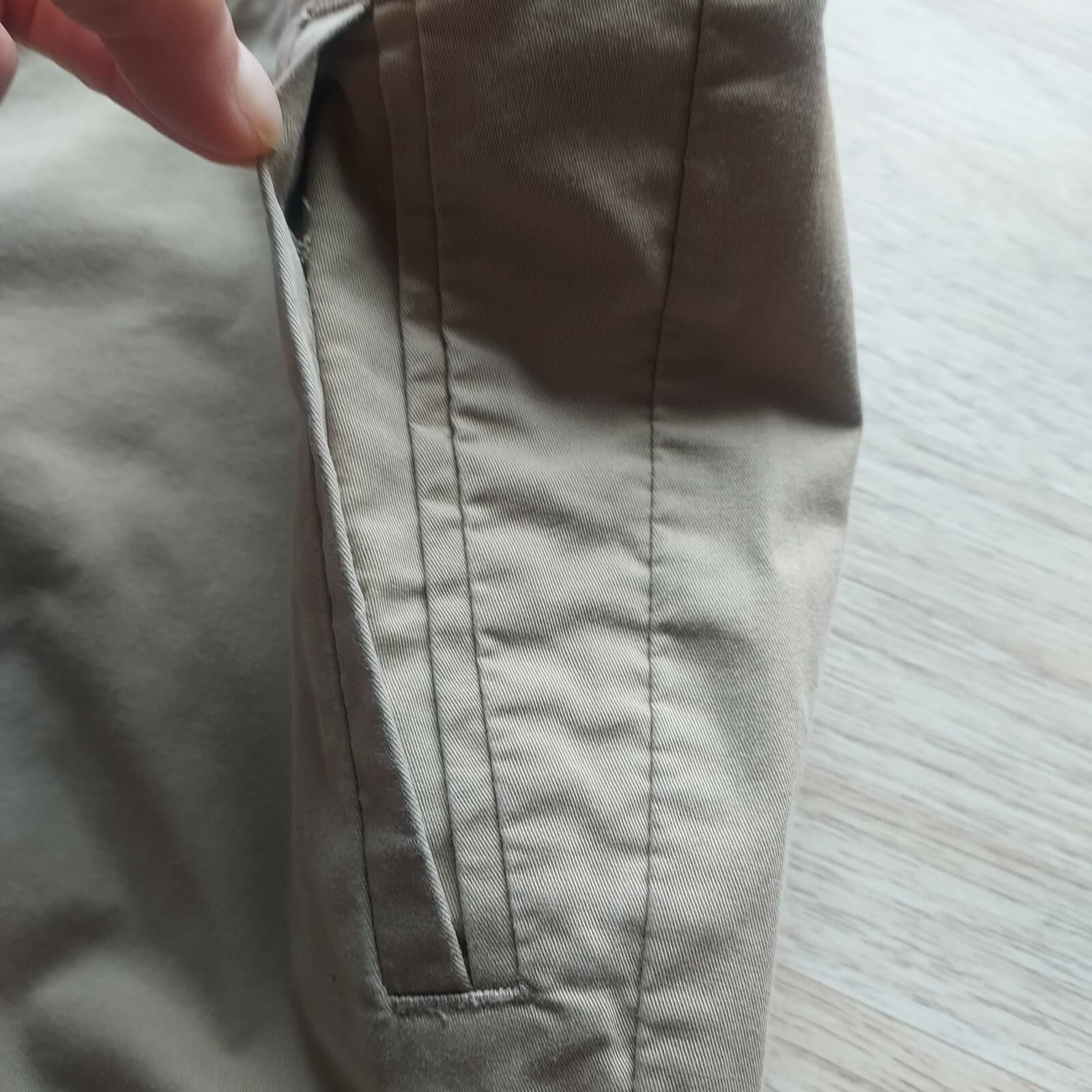 J.Crew 10" Bermuda Stretch Chico Shorts Zip Pocket Brown Cotton Blend Women Sz.6 - Thumbnail 4