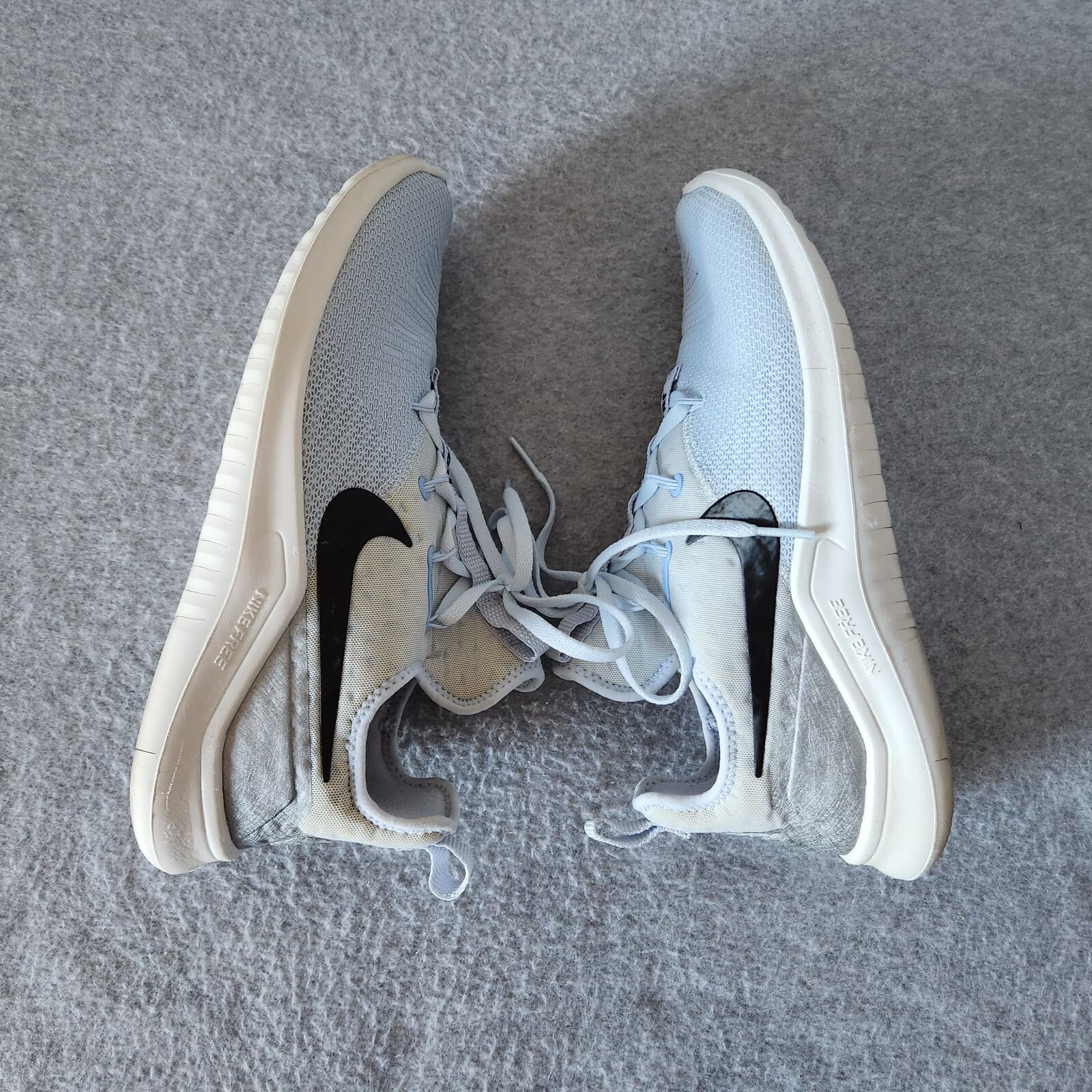 Nike Free TR 8 Training Athletic Shoes Lace Mesh Half Blue Aluminum Women's US10 - Thumbnail 7