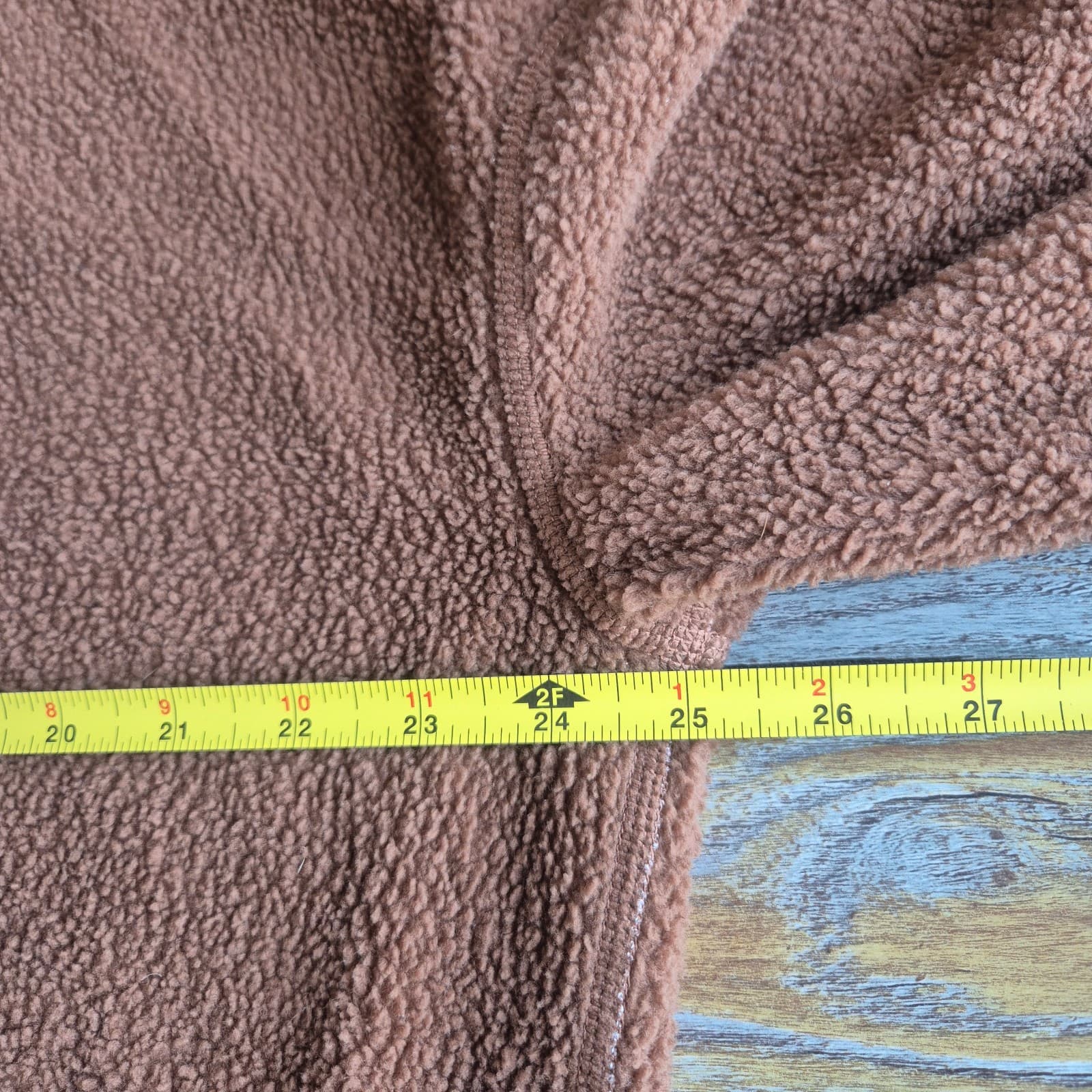 Patagonia Reversible Shearling Crew-Neck Sweater Long Sleeve Brown Women's L - Thumbnail 16