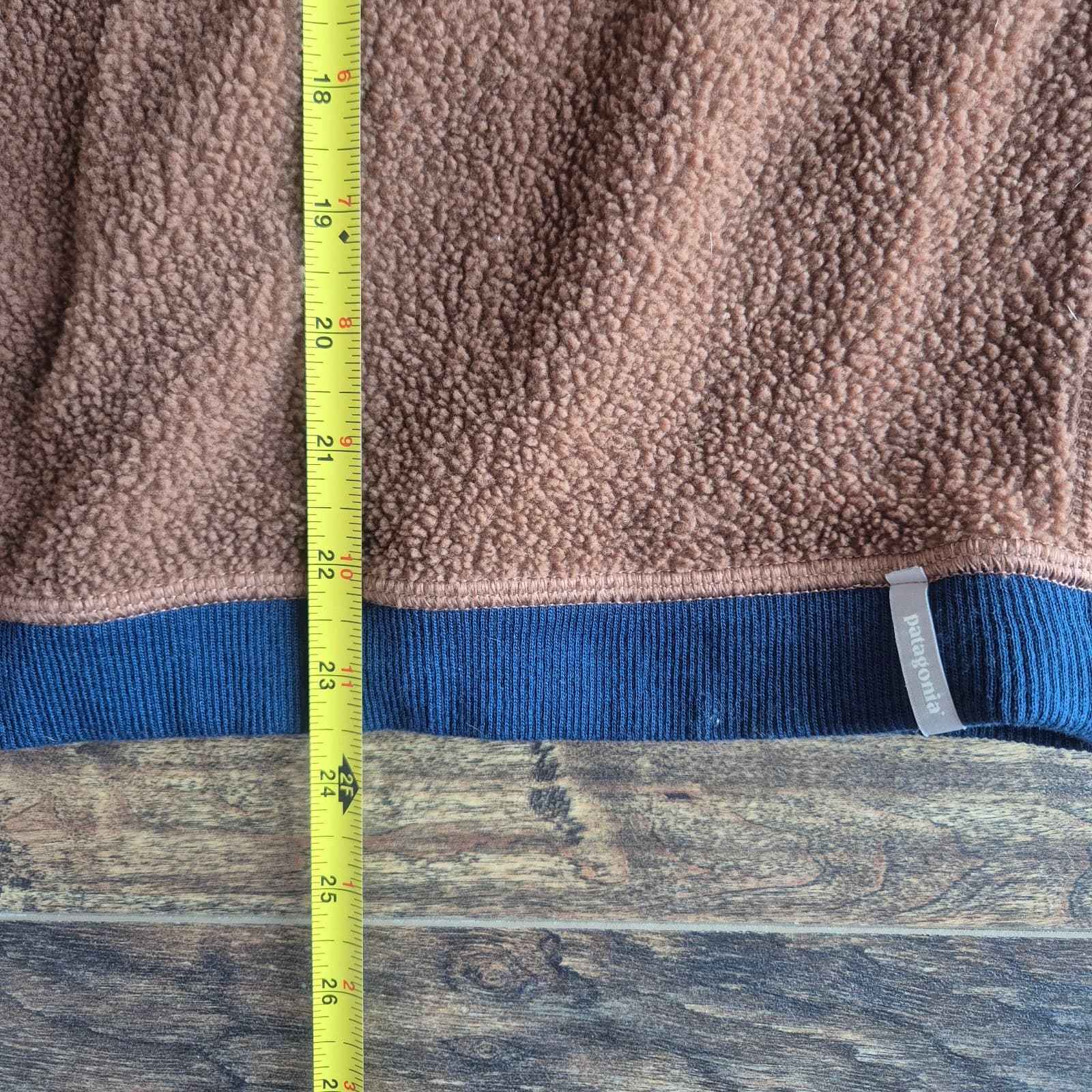 Patagonia Reversible Shearling Crew-Neck Sweater Long Sleeve Brown Women's L - Thumbnail 17