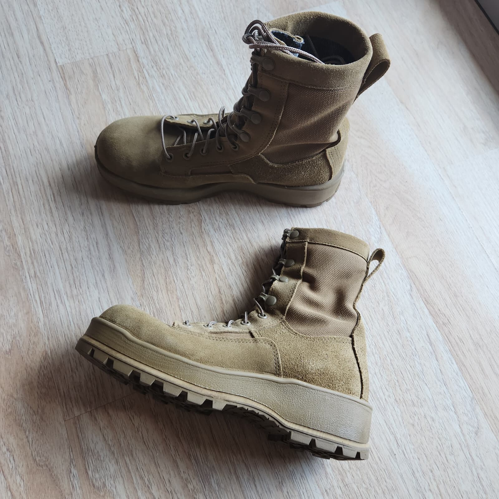 Altama Vibram Gore-tex Waterproof Temperate Weather Army Combat Boot Tan Men US7 - Thumbnail 4