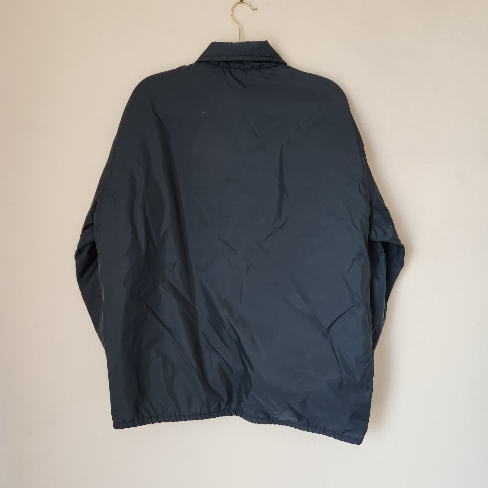 Vintage Pla-Jac by Dunbrooke USA Flannel Lined Windbreaker Jacket Blue Men's L - Thumbnail 3