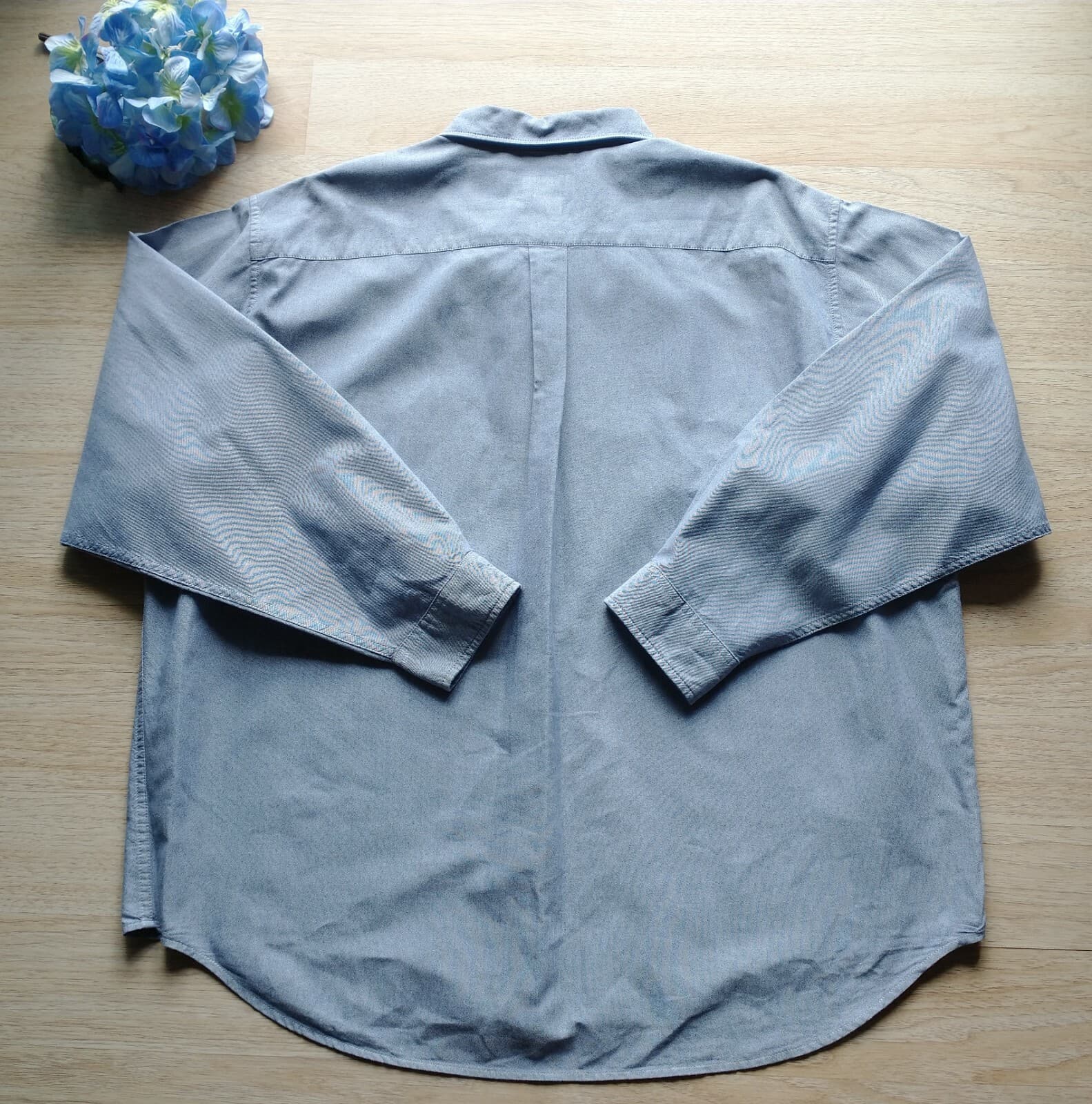 Ralph Lauren Jeans Button Down Shirt Long Sleeve 100% Cotton Blue Men Sz.XL - Thumbnail 7