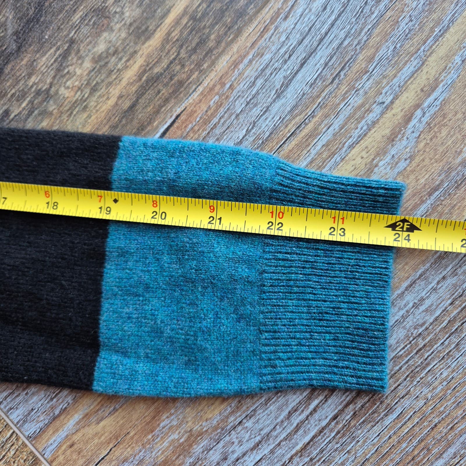 NWT Charter Club Luxury 100% Cashmere Colorblock Crew Neck Sweater Women's M - Thumbnail 10
