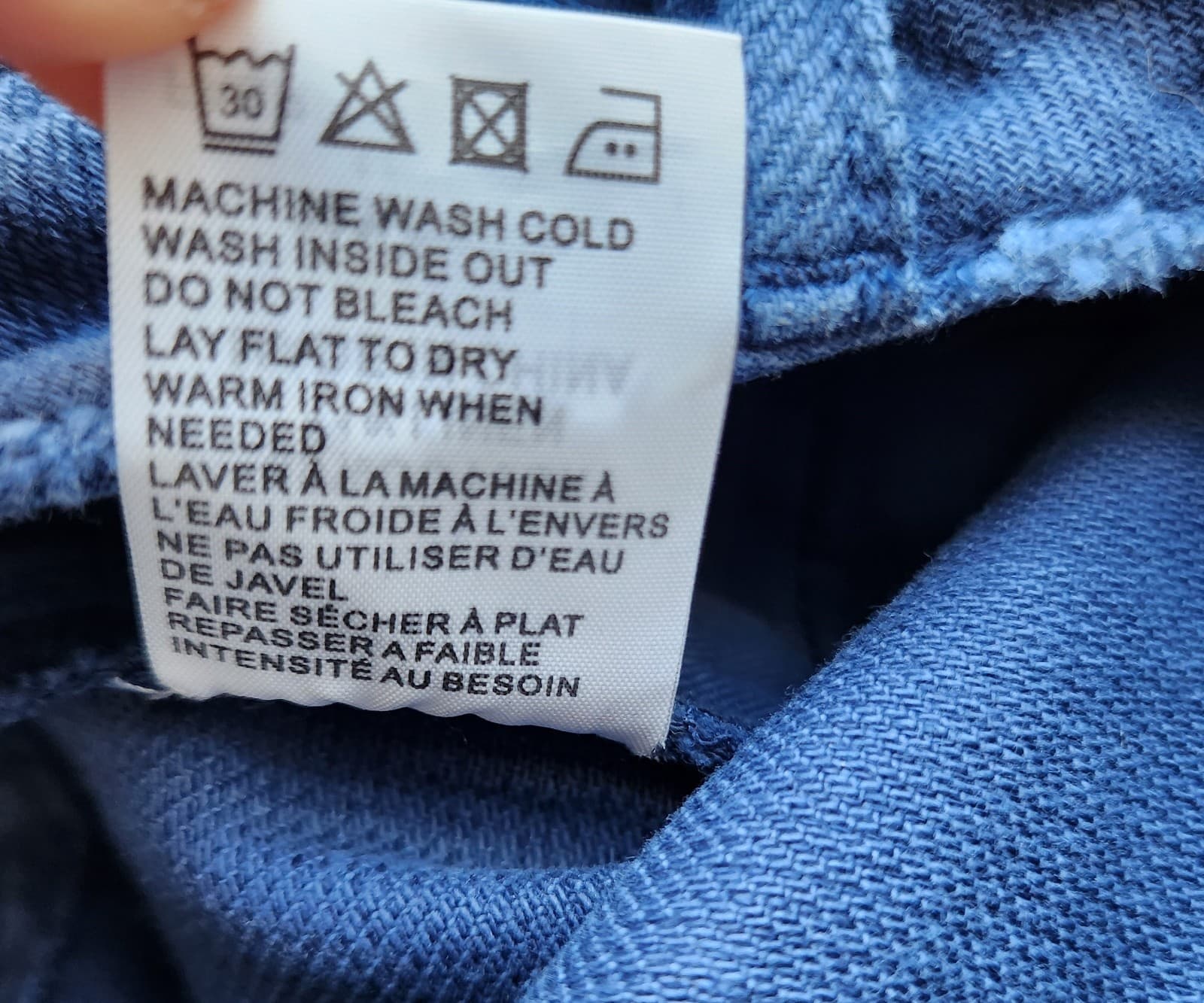 NWT Sandrine Rose Linen Blend Straight Pants Buttonfly College Blue Sz.28 R1013 - Thumbnail 12