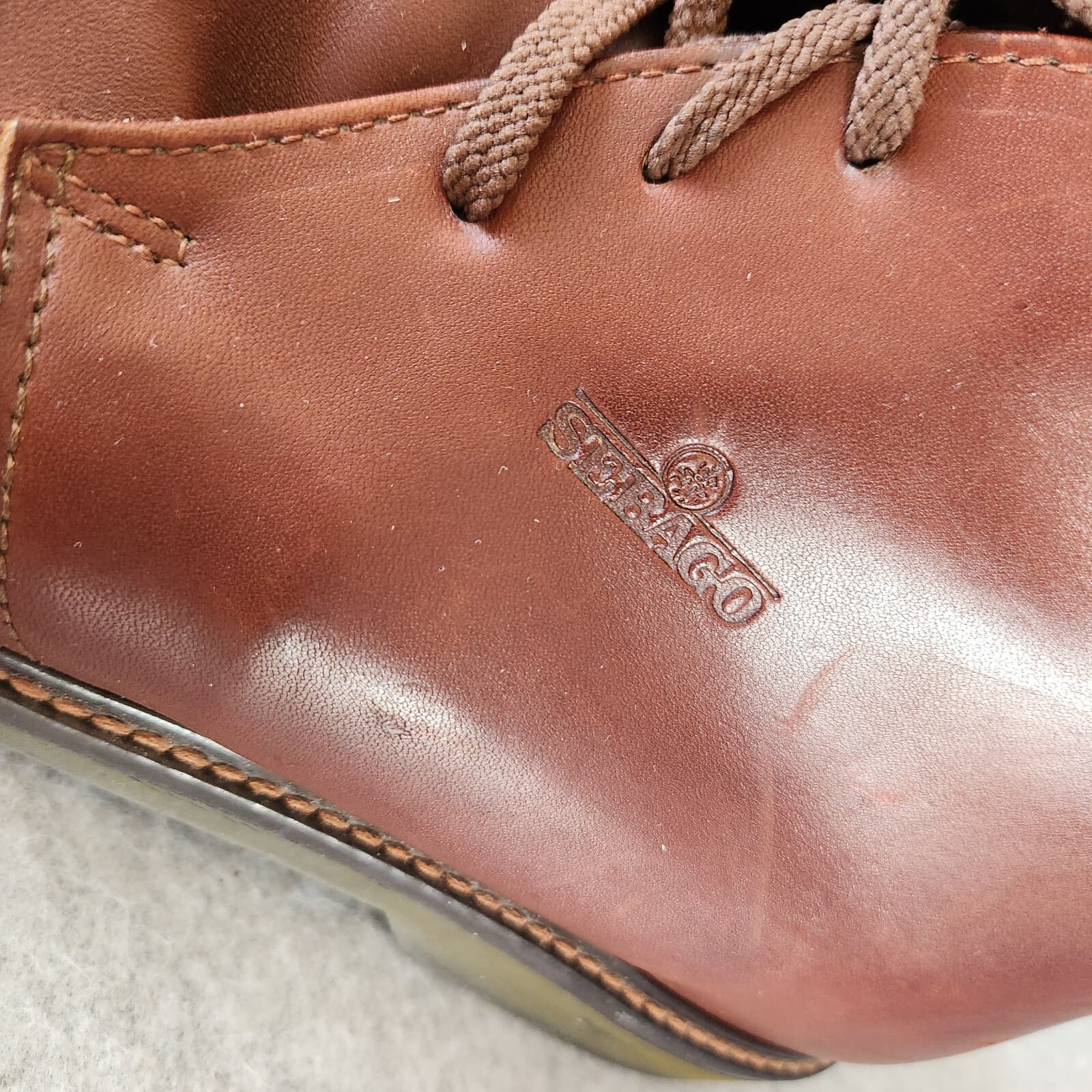 Sebago Drysides Waterproof Leather Chukka Boots Lace-Up Brown Men US11M - Thumbnail 10