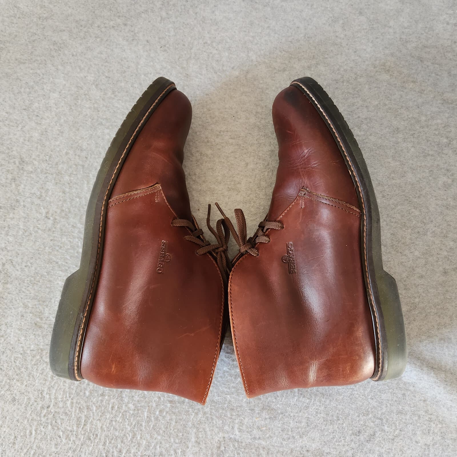 Sebago Drysides Waterproof Leather Chukka Boots Lace-Up Brown Men US11M - Thumbnail 5