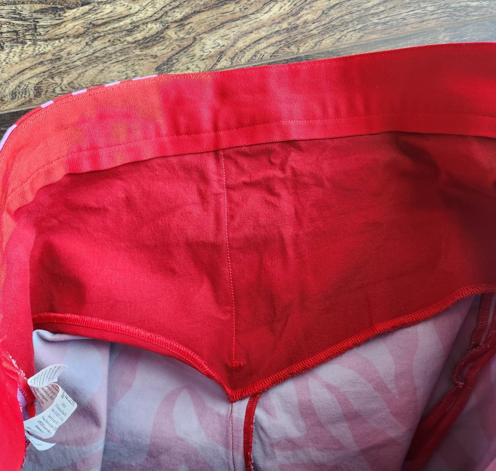 SPANX On The Go 3.5" Short Pullon Tummy Control Stretch Red Purple Zebra Sz.XL - Thumbnail 9