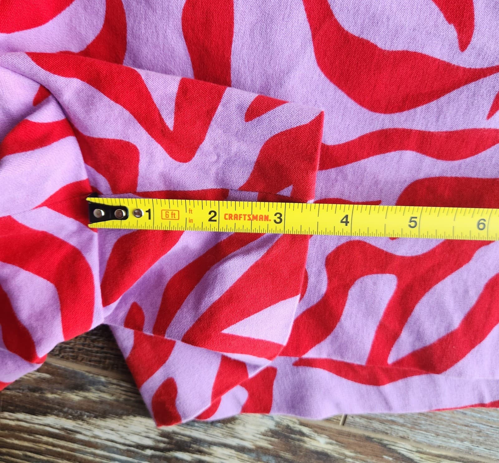 SPANX On The Go 3.5" Short Pullon Tummy Control Stretch Red Purple Zebra Sz.XL - Thumbnail 13