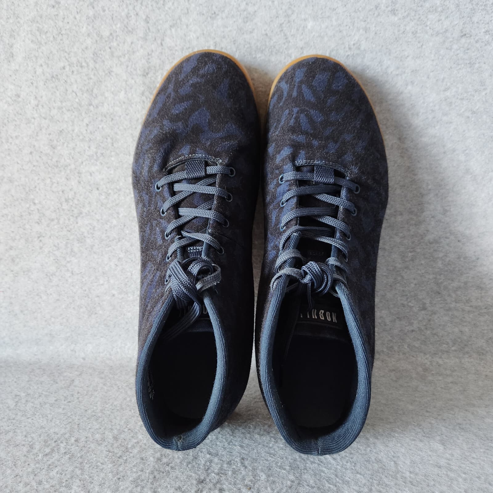 Nobull Toomey Canvas Mid Training Weightlifting Sneakers Blue Unisex USM13 W14.5 - Thumbnail 4