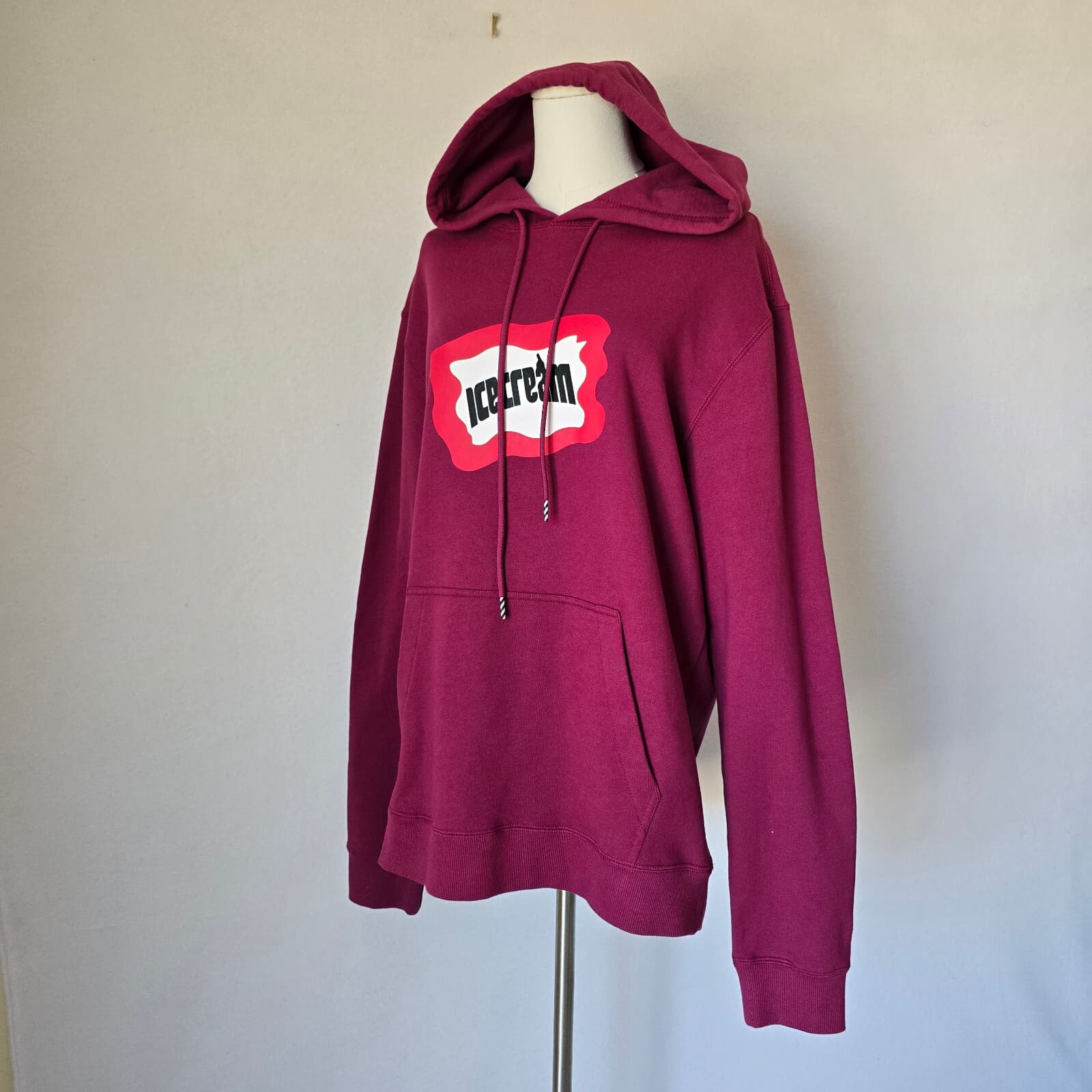 NWoT Billionaire Boys Club ICECREAM Hoodie Sweatshirt French Terry Pink Men's L - Thumbnail 4