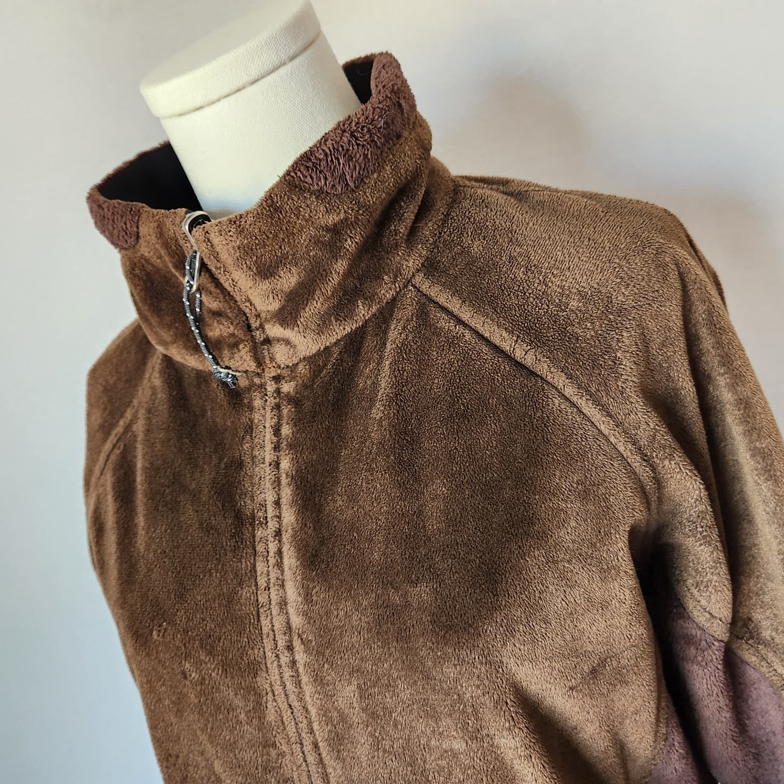 Mountain Hardwear Windstopper Fleece Full-Zip Jacket Zip-Pocket Brown Women's M - Thumbnail 4