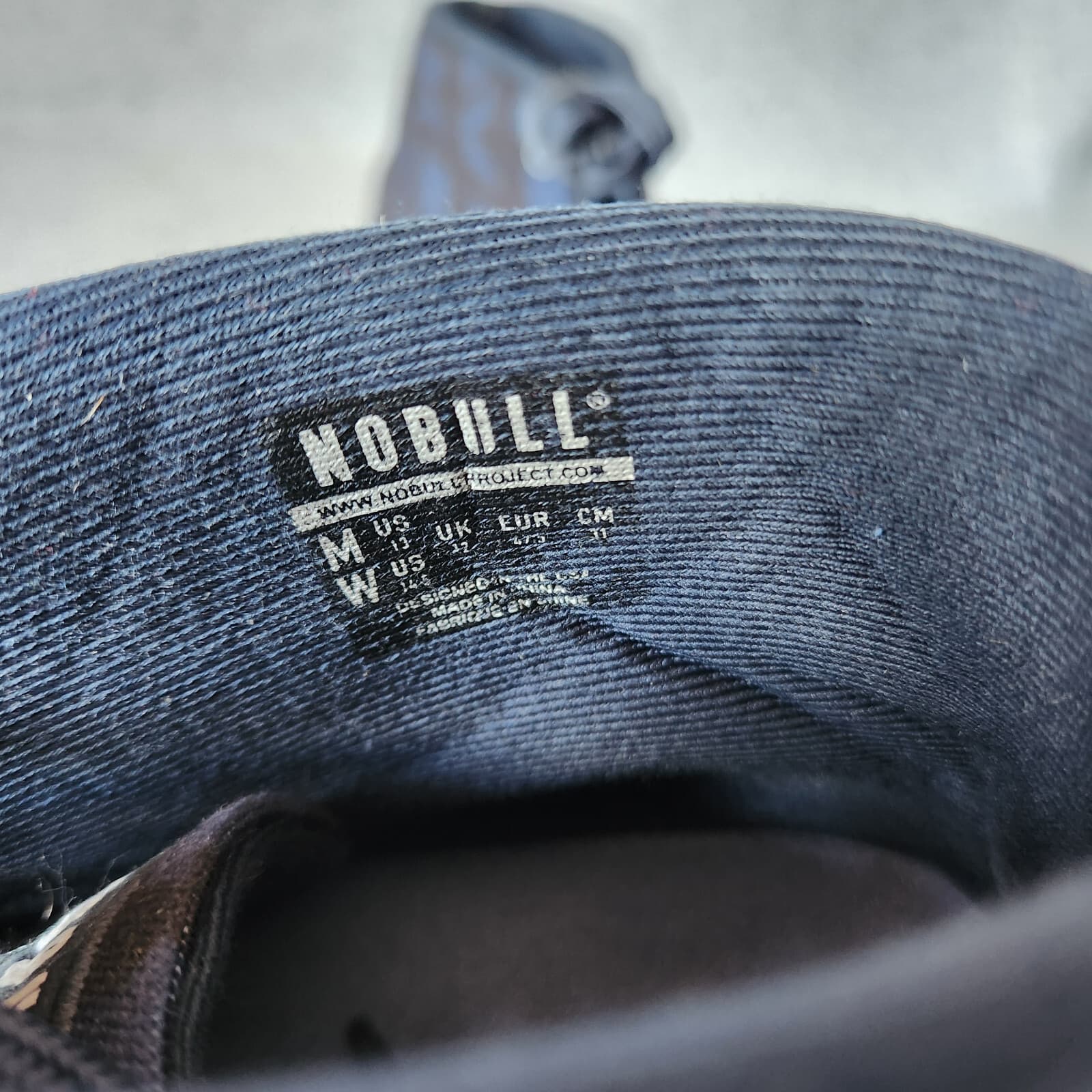 Nobull Toomey Canvas Mid Training Weightlifting Sneakers Blue Unisex USM13 W14.5 - Thumbnail 13