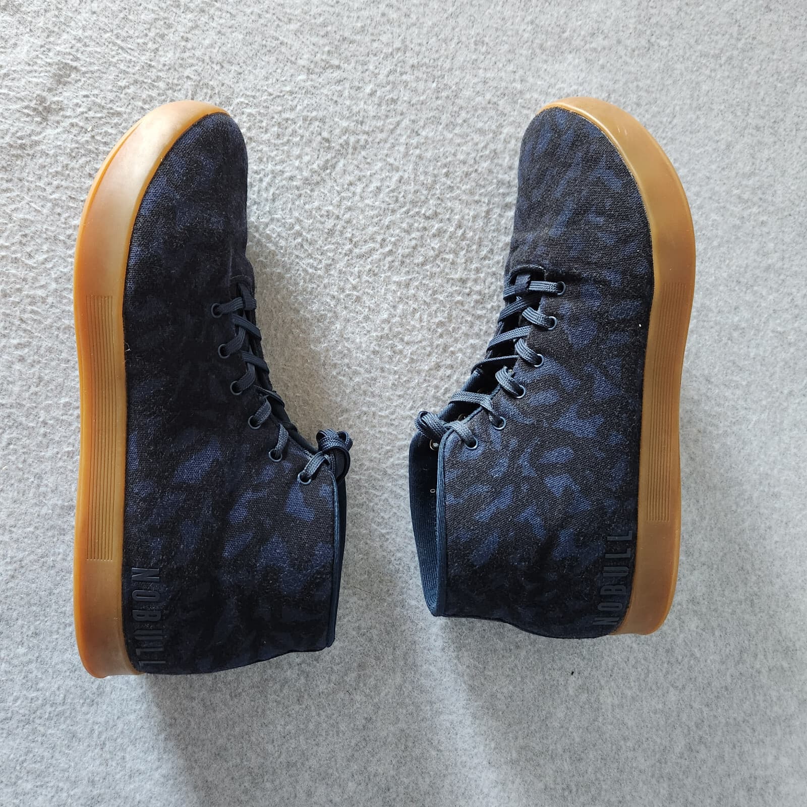 Nobull Toomey Canvas Mid Training Weightlifting Sneakers Blue Unisex USM13 W14.5 - Thumbnail 7