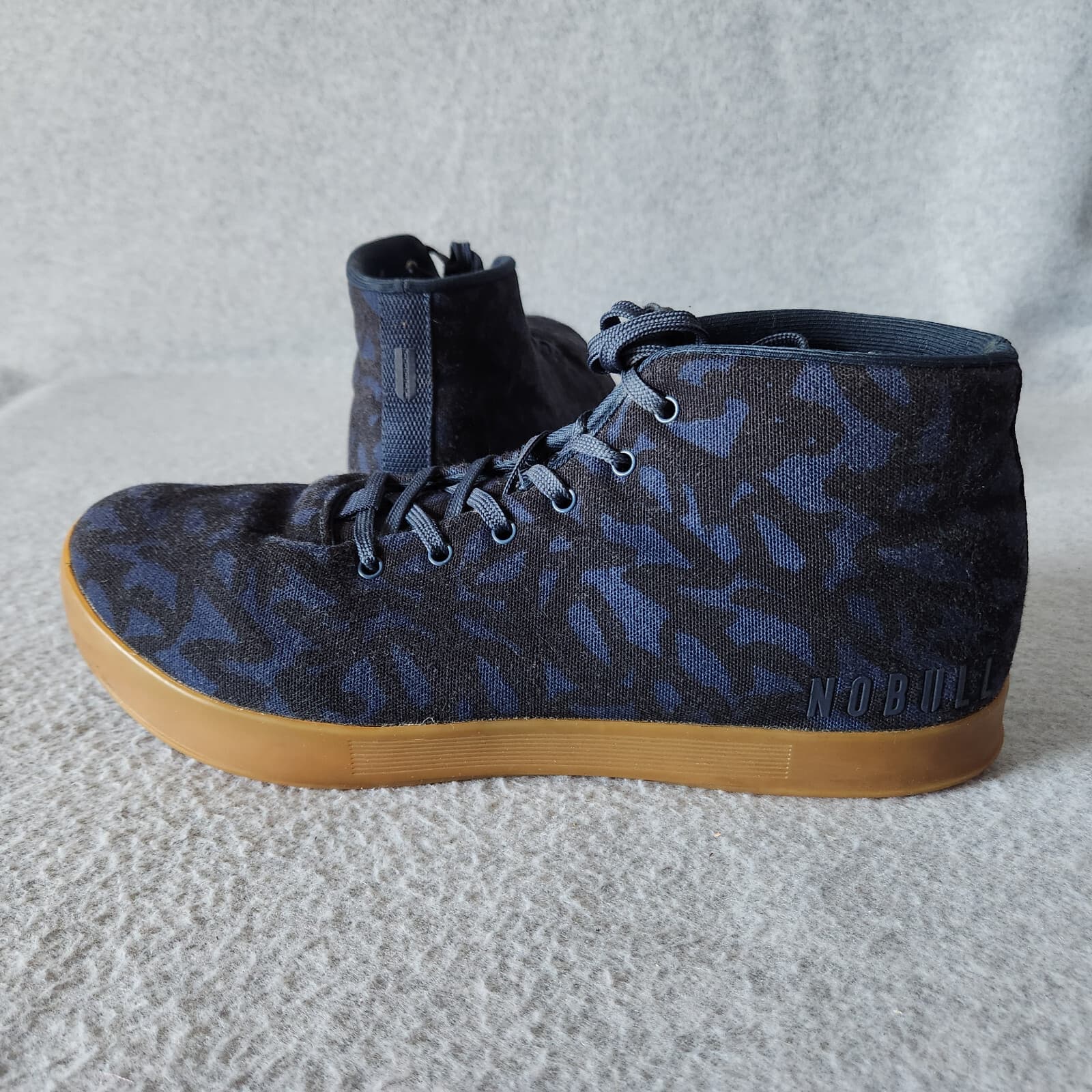 Nobull Toomey Canvas Mid Training Weightlifting Sneakers Blue Unisex USM13 W14.5 - Thumbnail 2