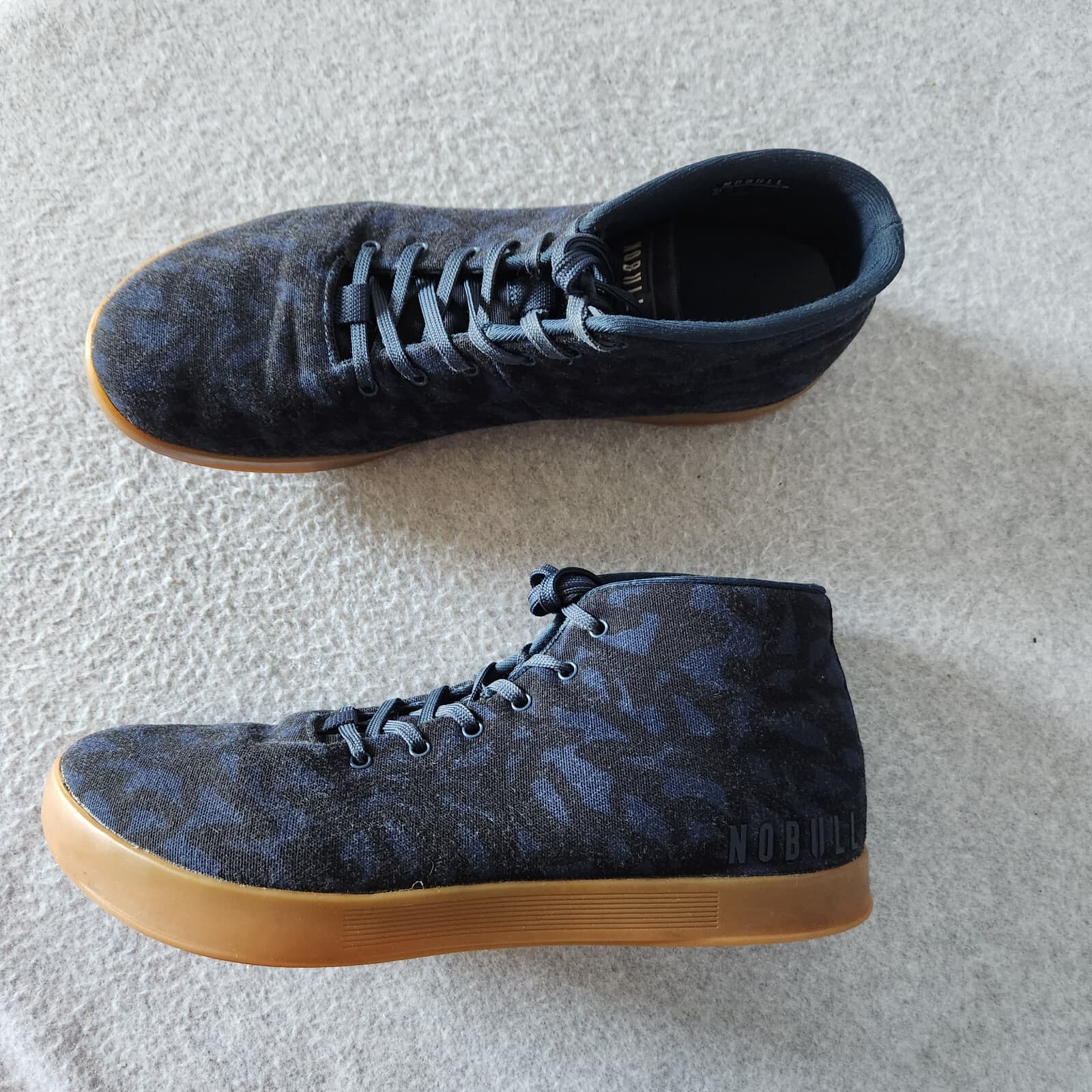 Nobull Toomey Canvas Mid Training Weightlifting Sneakers Blue Unisex USM13 W14.5 - Thumbnail 6