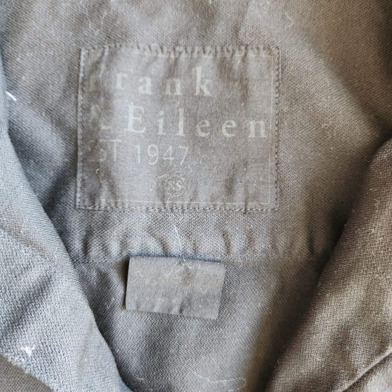 Frank & Eileen $328 Mary Famous Denim Black Classic Shirtdress Distressed Hem XS - Thumbnail 17