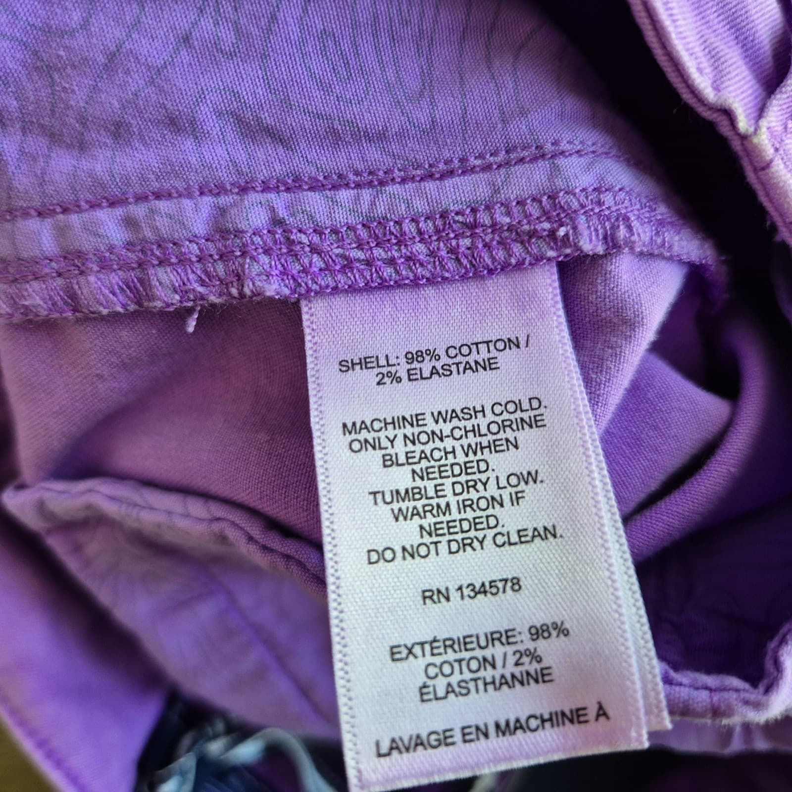 NWT Vineyard Vine 7" Island Shorts Zip Pocket Stretch Cotton Blend Purple Men 30 - Thumbnail 7