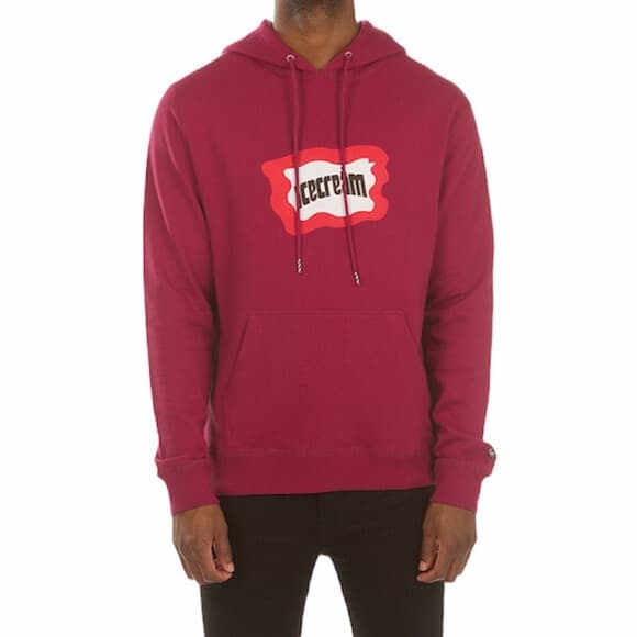 NWoT Billionaire Boys Club ICECREAM Hoodie Sweatshirt French Terry Pink Men's L - Thumbnail 2