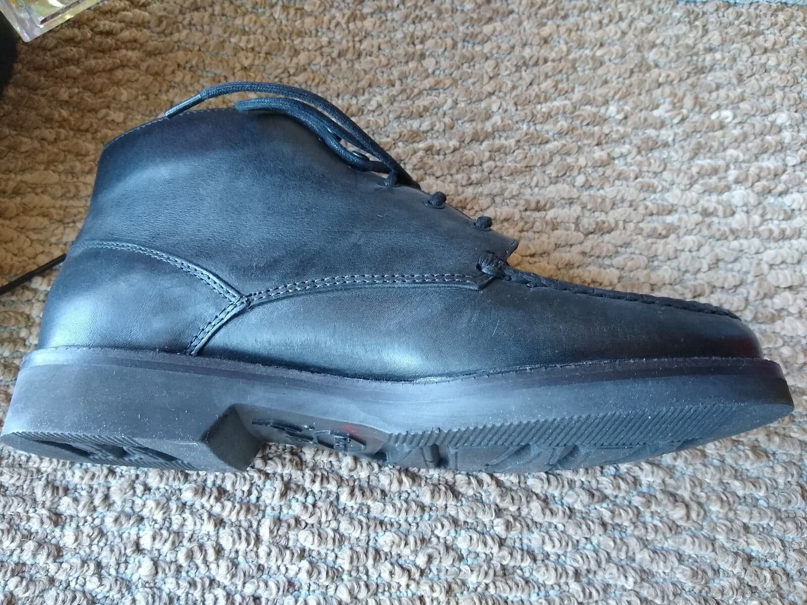 Cabela's New Men Leather Ankle Boots Vibram Sole Gumlite Black #82-2022 Sz.8.5D - Thumbnail 7