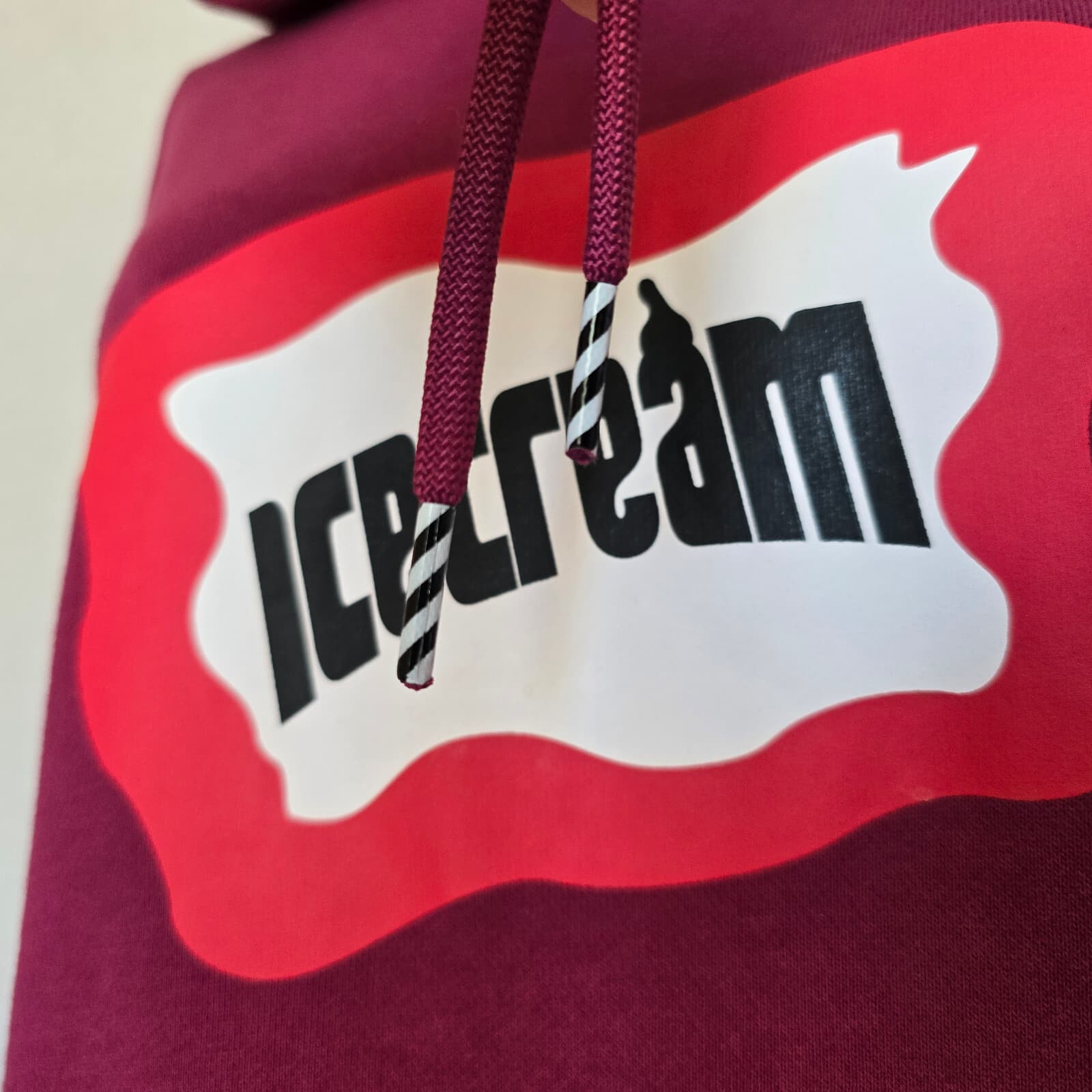 NWoT Billionaire Boys Club ICECREAM Hoodie Sweatshirt French Terry Pink Men's L - Thumbnail 5