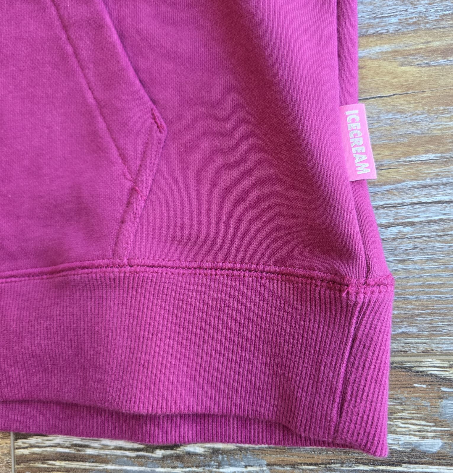 NWoT Billionaire Boys Club ICECREAM Hoodie Sweatshirt French Terry Pink Men's L - Thumbnail 8