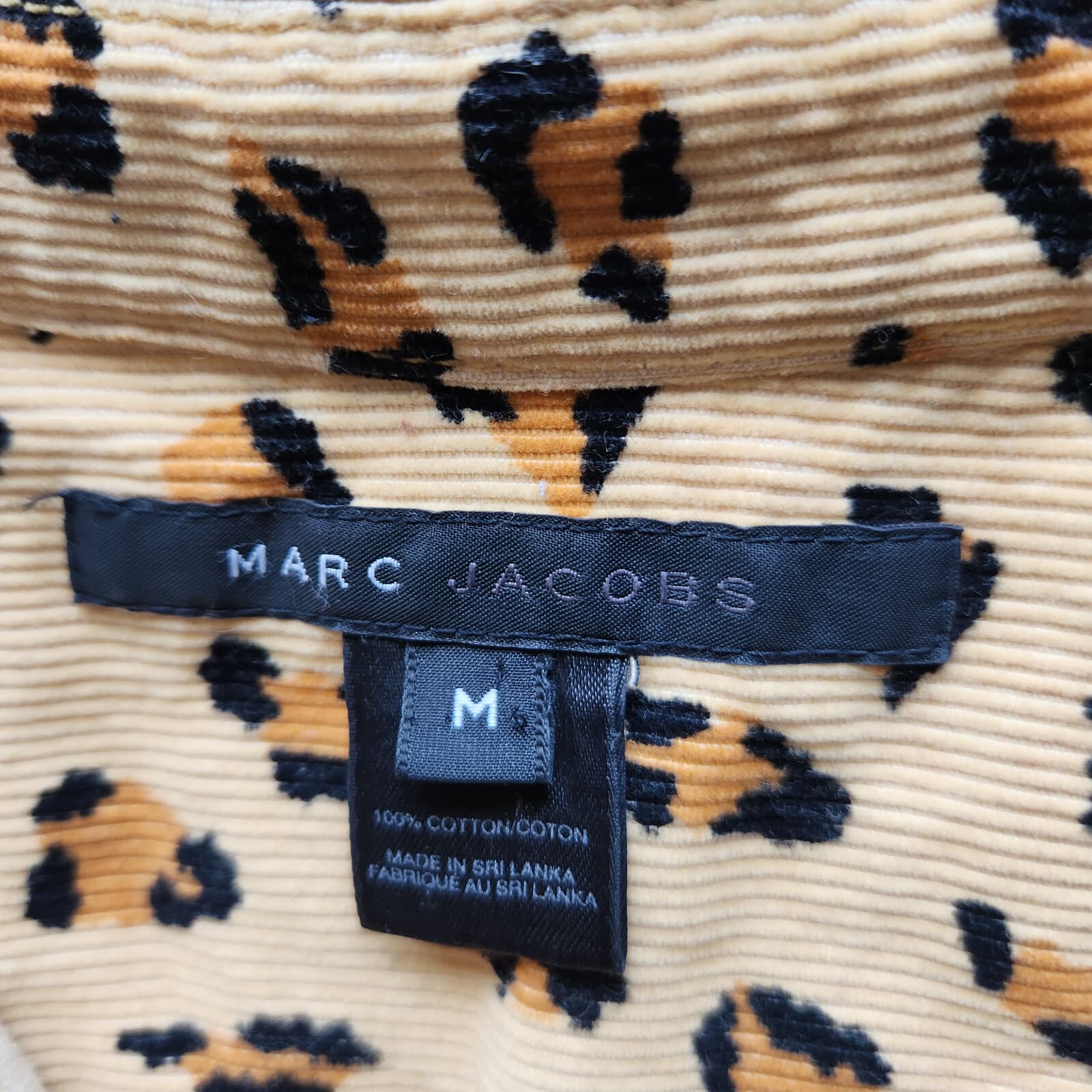 Vintage Y2K Marc Jabobs Corduroy Leopard Belted Shirt Dress/Trech Coat Sz.M - Thumbnail 8