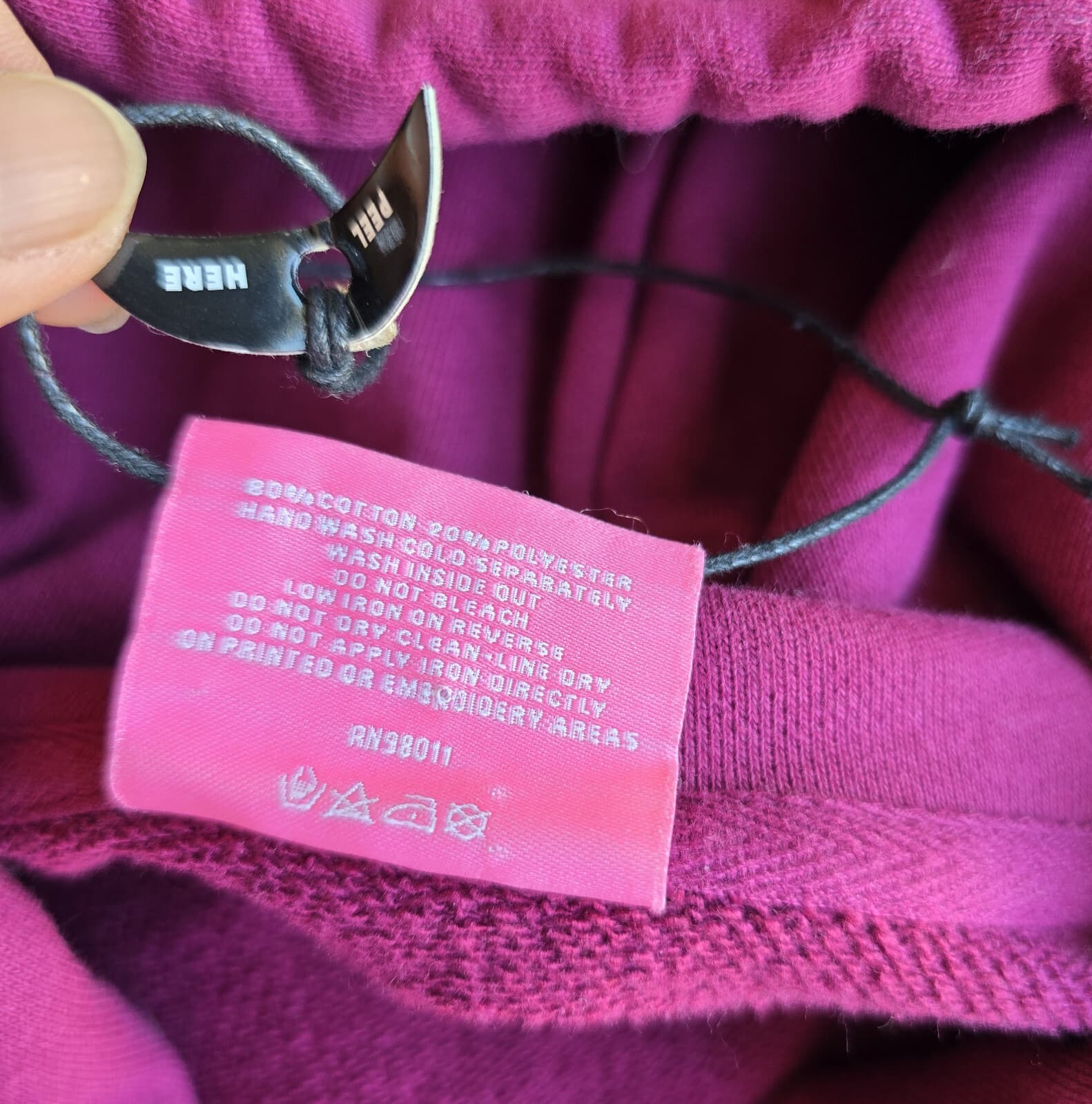 NWoT Billionaire Boys Club ICECREAM Hoodie Sweatshirt French Terry Pink Men's L - Thumbnail 11