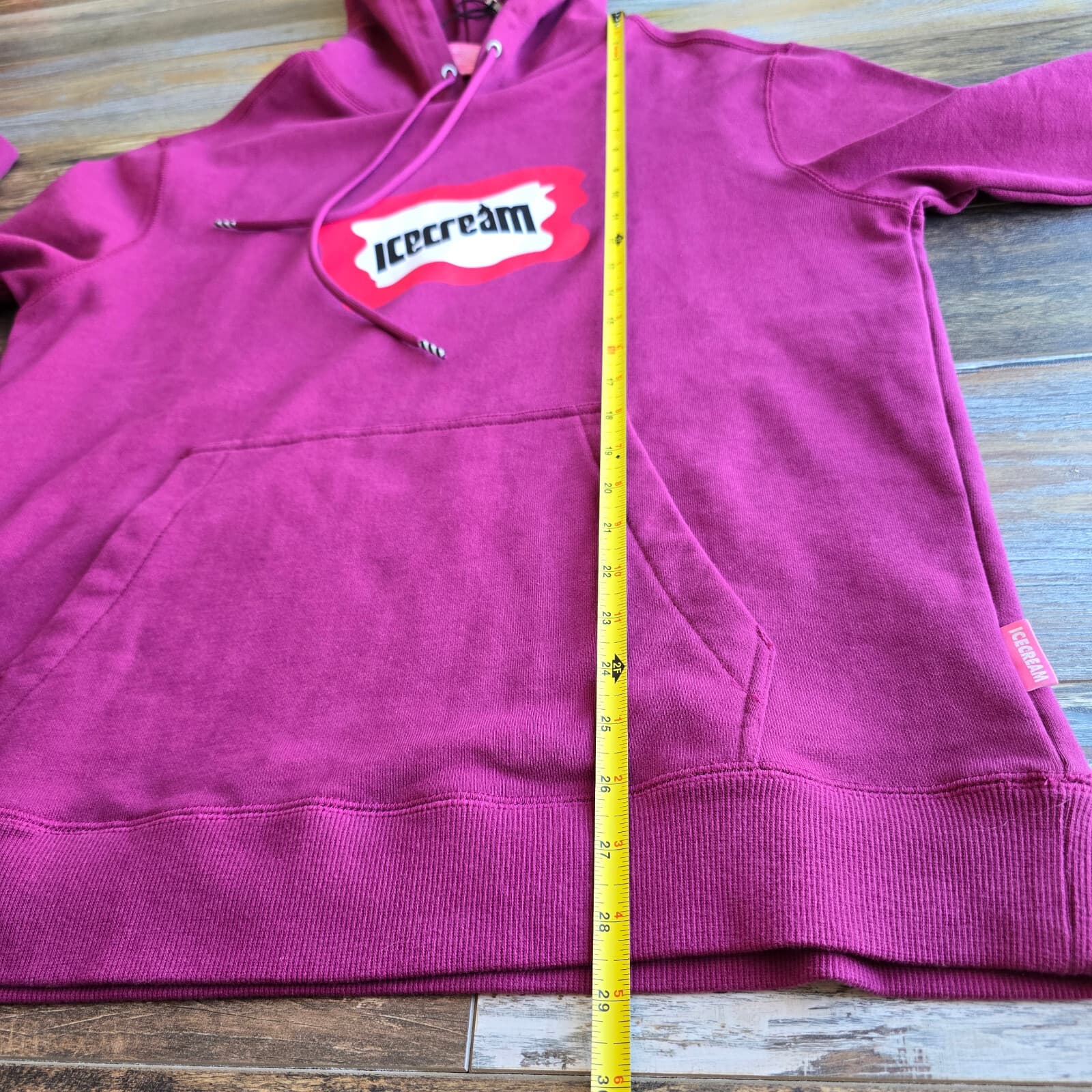 NWoT Billionaire Boys Club ICECREAM Hoodie Sweatshirt French Terry Pink Men's L - Thumbnail 13