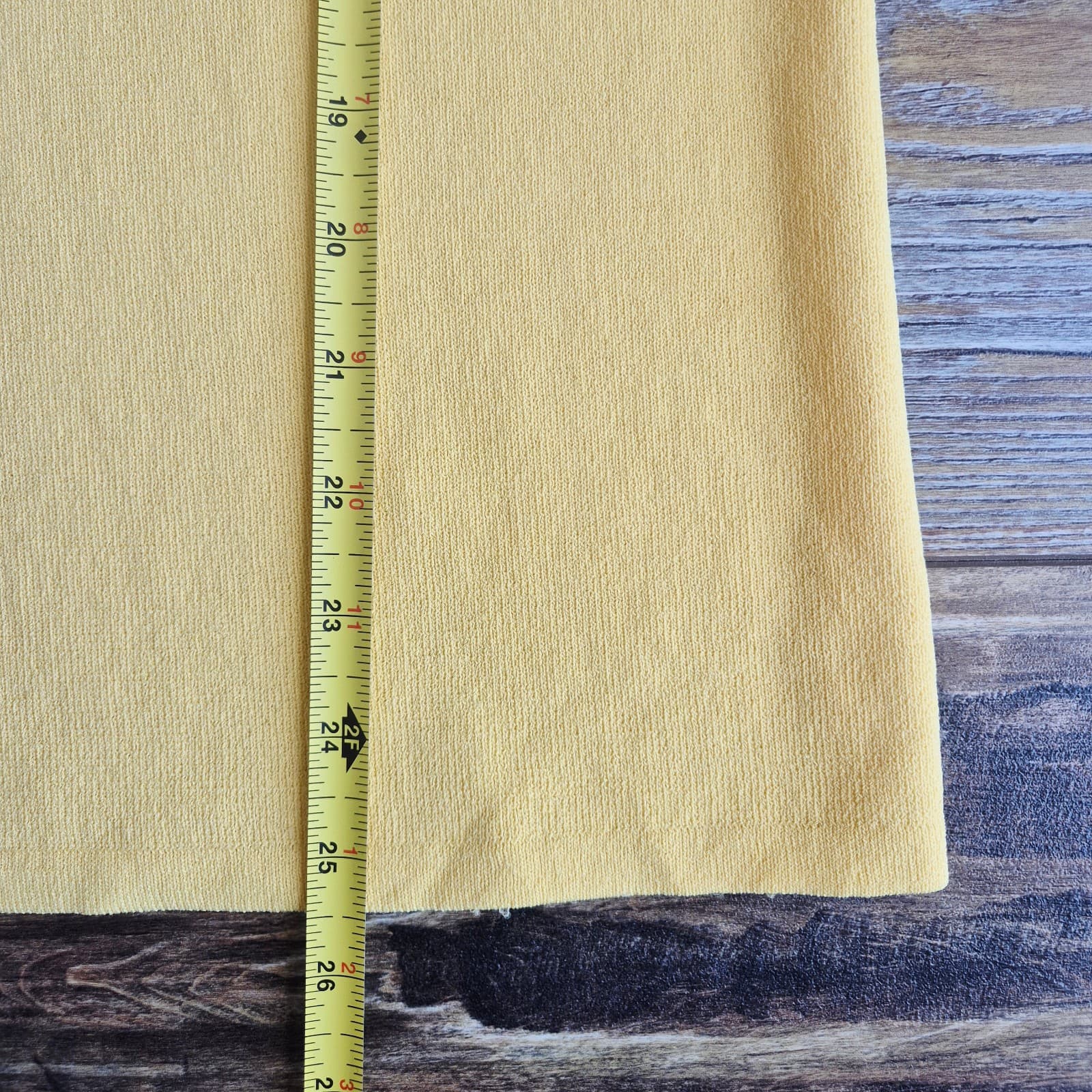 Vintage Chico's Design Scoop Neck Tank Top Knit Yellow Women's Bust 36" (L/XL) - Thumbnail 8