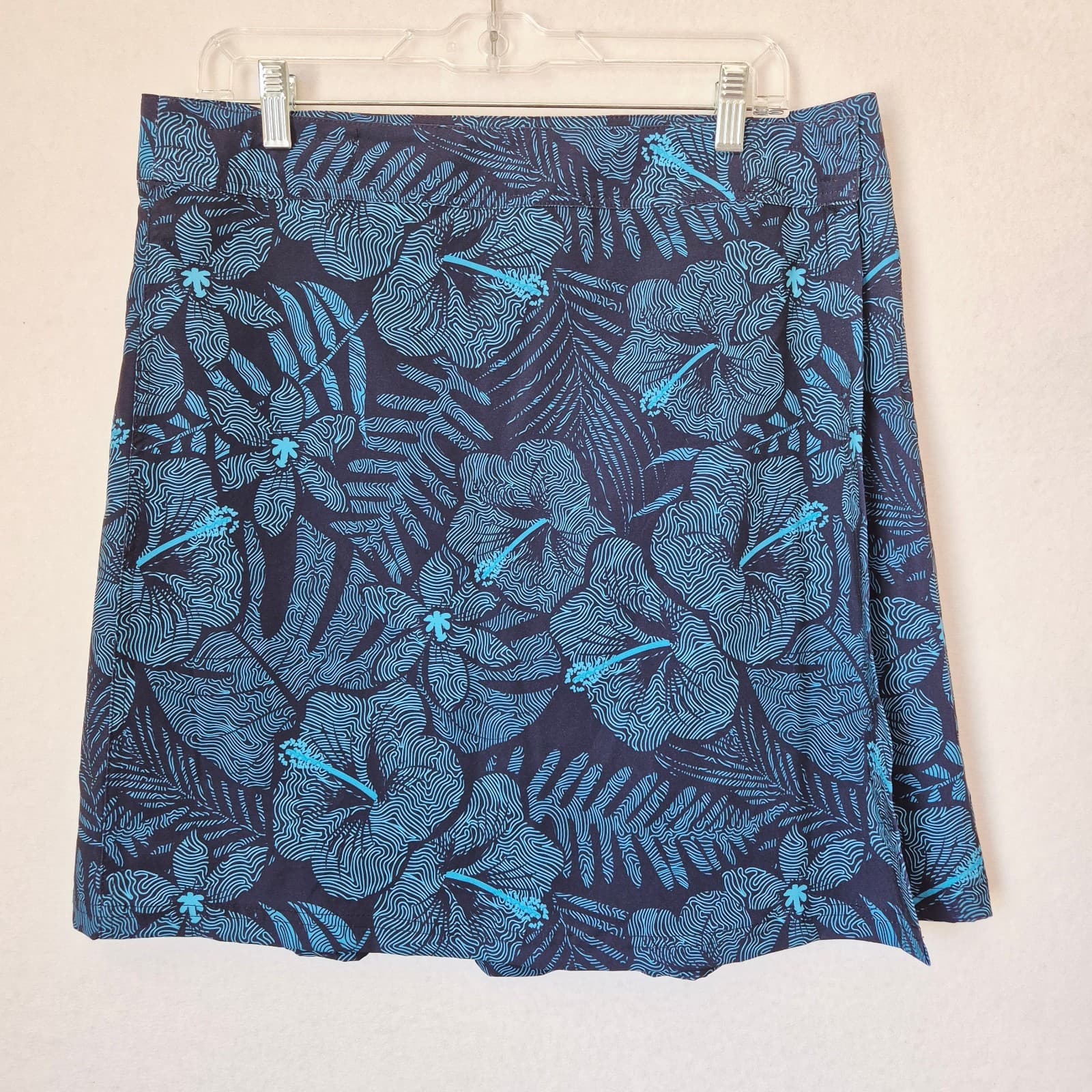 RipSkirt Hawaii Wrap Skirt Floral Maui Moonlight Wrinkle/Water Resistant Sz.L - Thumbnail 3