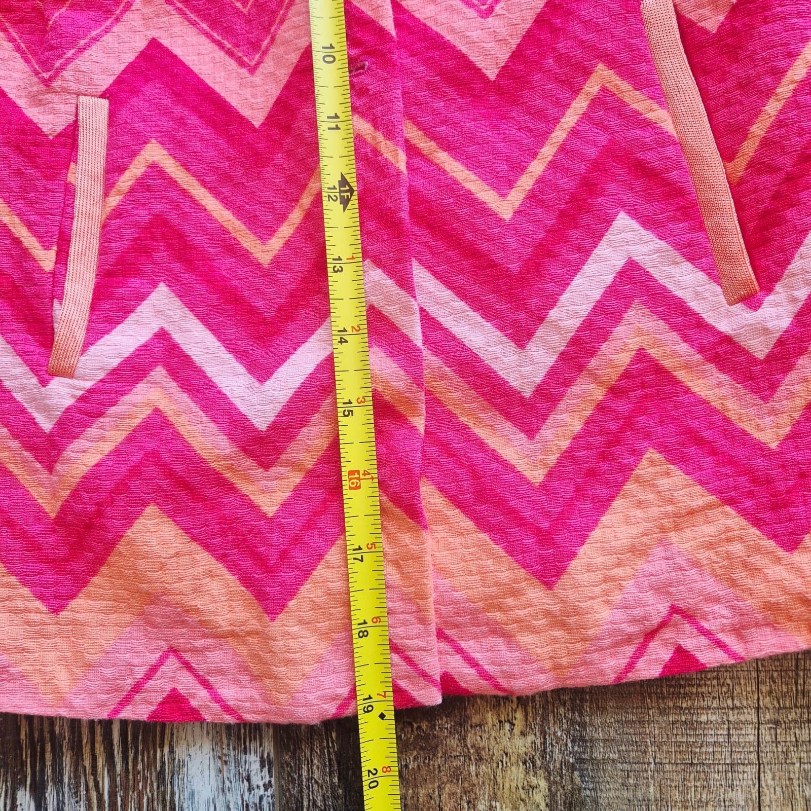 MISSONI Chevron Jacket Button Lined Pocket Cotton Blend Pink Orange Girls 2 Year - Thumbnail 14