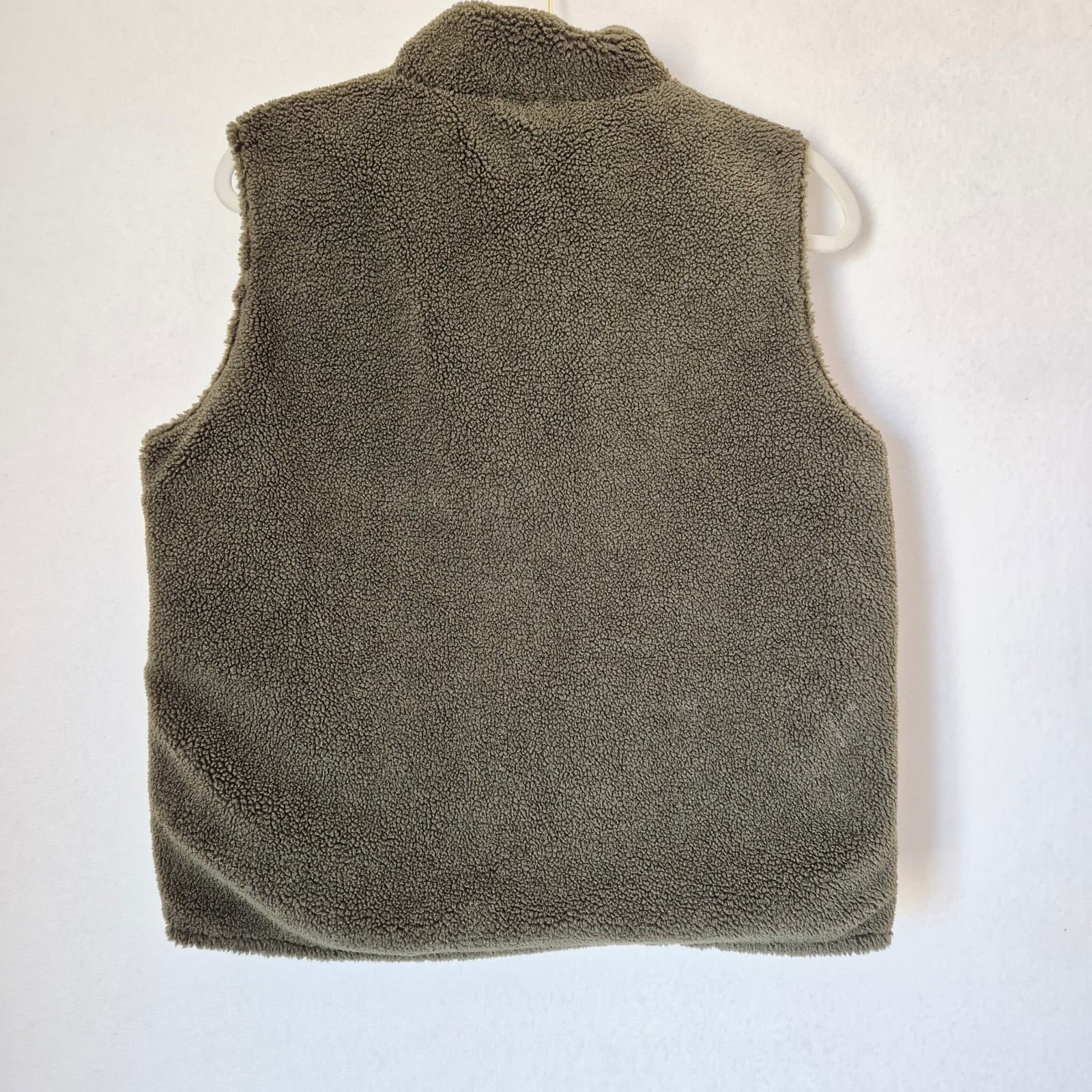 Brooklyn Nets NBA Licensed Reversible Fleece Vest Jacket Snap Beige Kids Sz.150 - Thumbnail 7