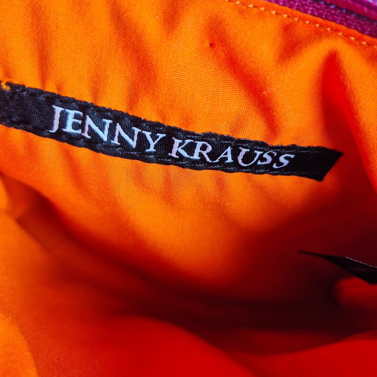 Jenny Krauss Sweet Nothings Pouch "S" Monogram Embroidered Wool Handmade in Peru - Thumbnail 8