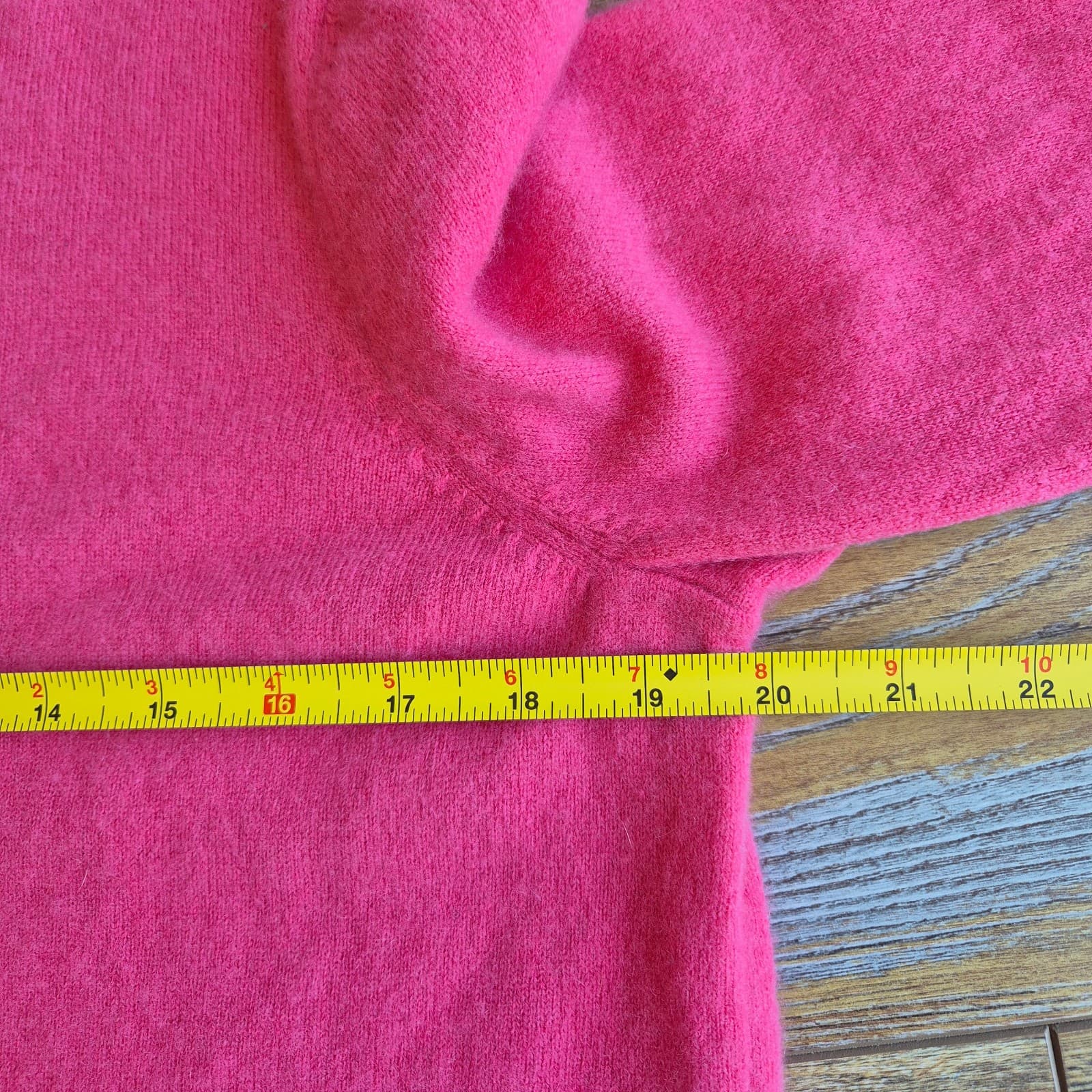Talbots 100% Pure Cashmere Crewneck Sweater Pullover Long Sleeve Pink Women's 1X - Thumbnail 9