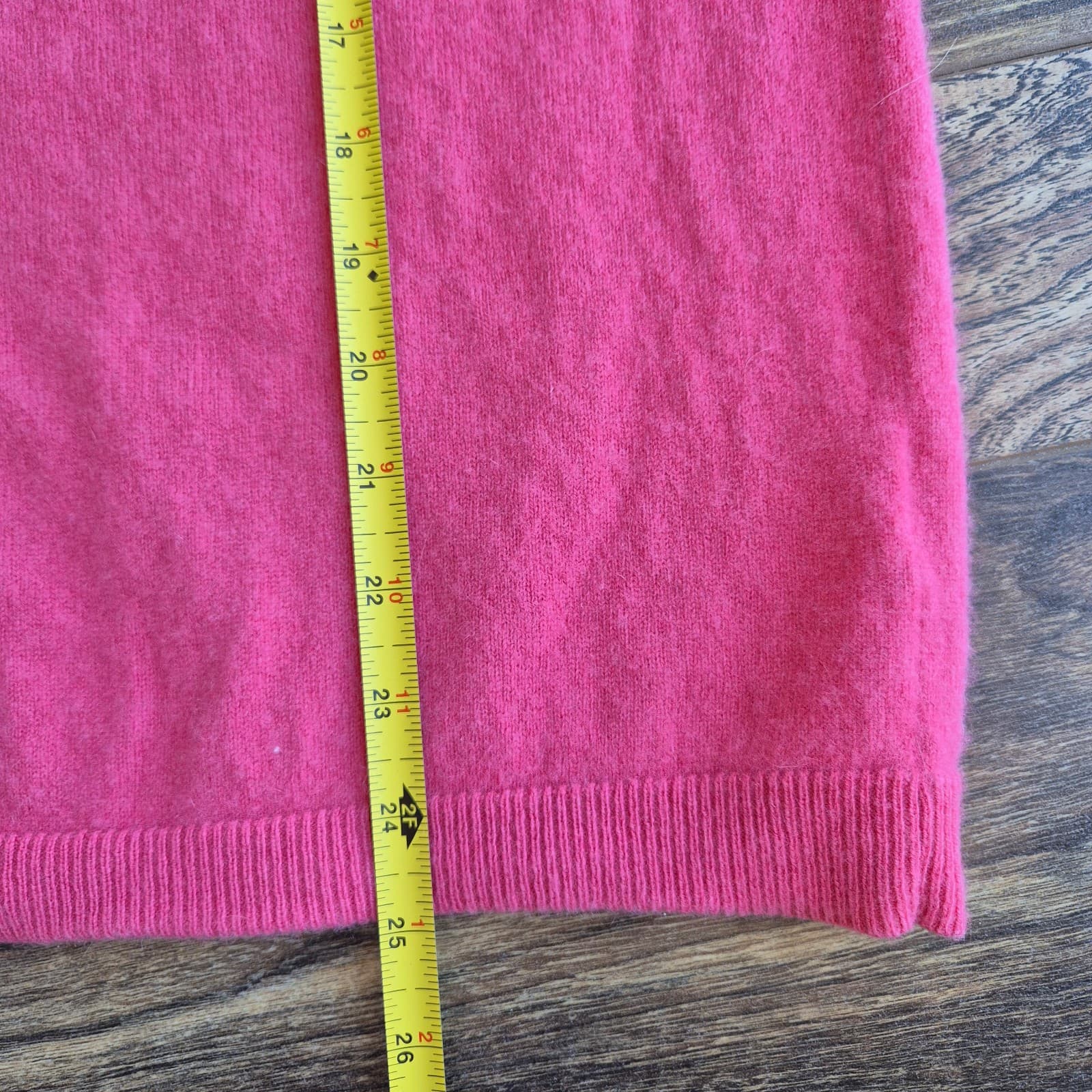Talbots 100% Pure Cashmere Crewneck Sweater Pullover Long Sleeve Pink Women's 1X - Thumbnail 10