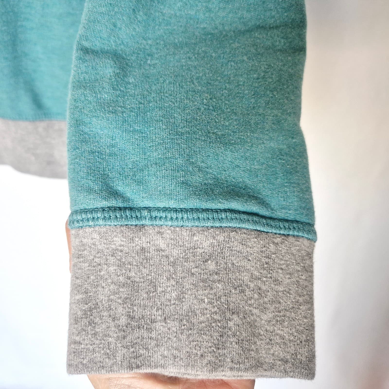 Patagonia Organic Cotton Flying Fish Midweight Fleece Crew Sweatshirt Green Sz.M - Thumbnail 7