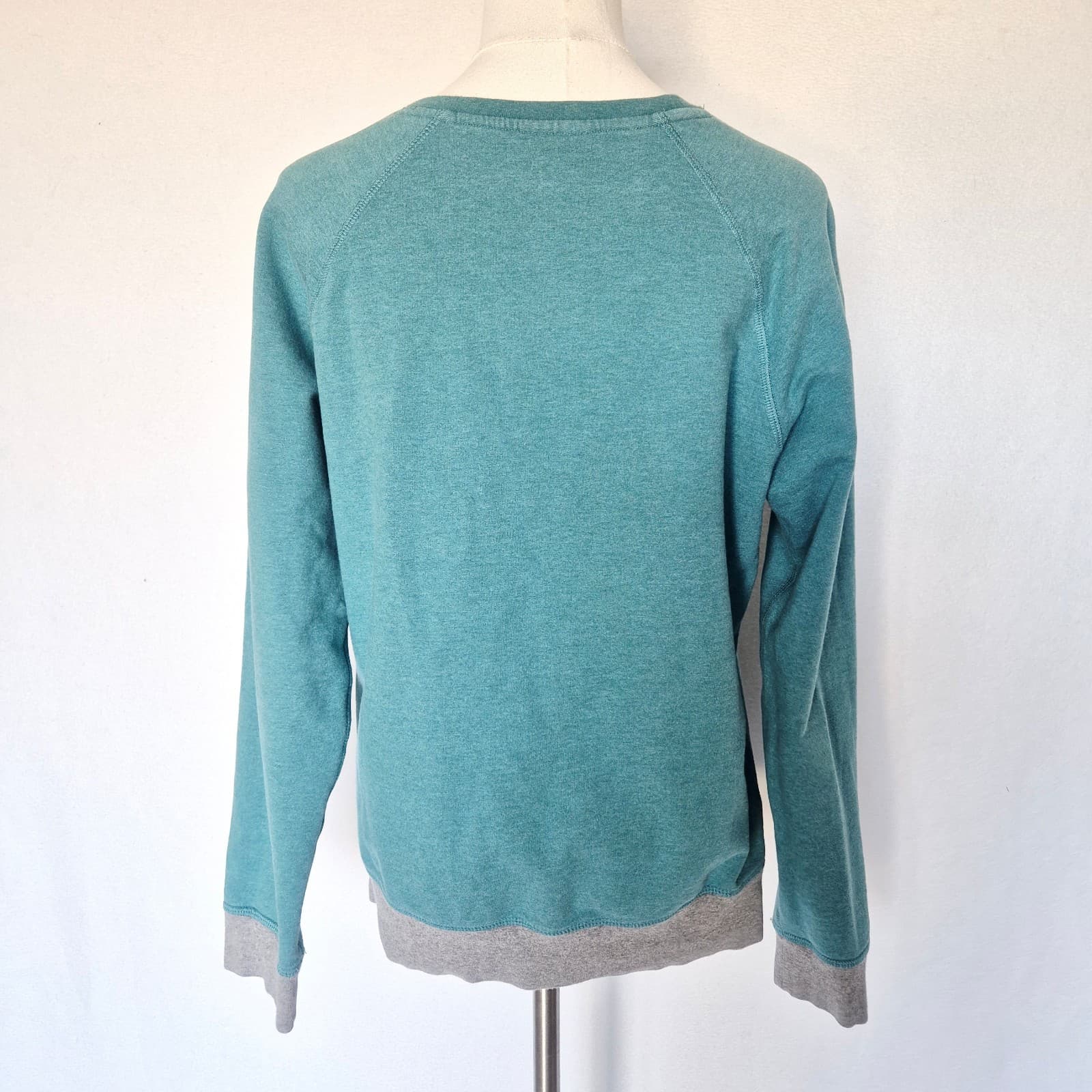 Patagonia Organic Cotton Flying Fish Midweight Fleece Crew Sweatshirt Green Sz.M - Thumbnail 9