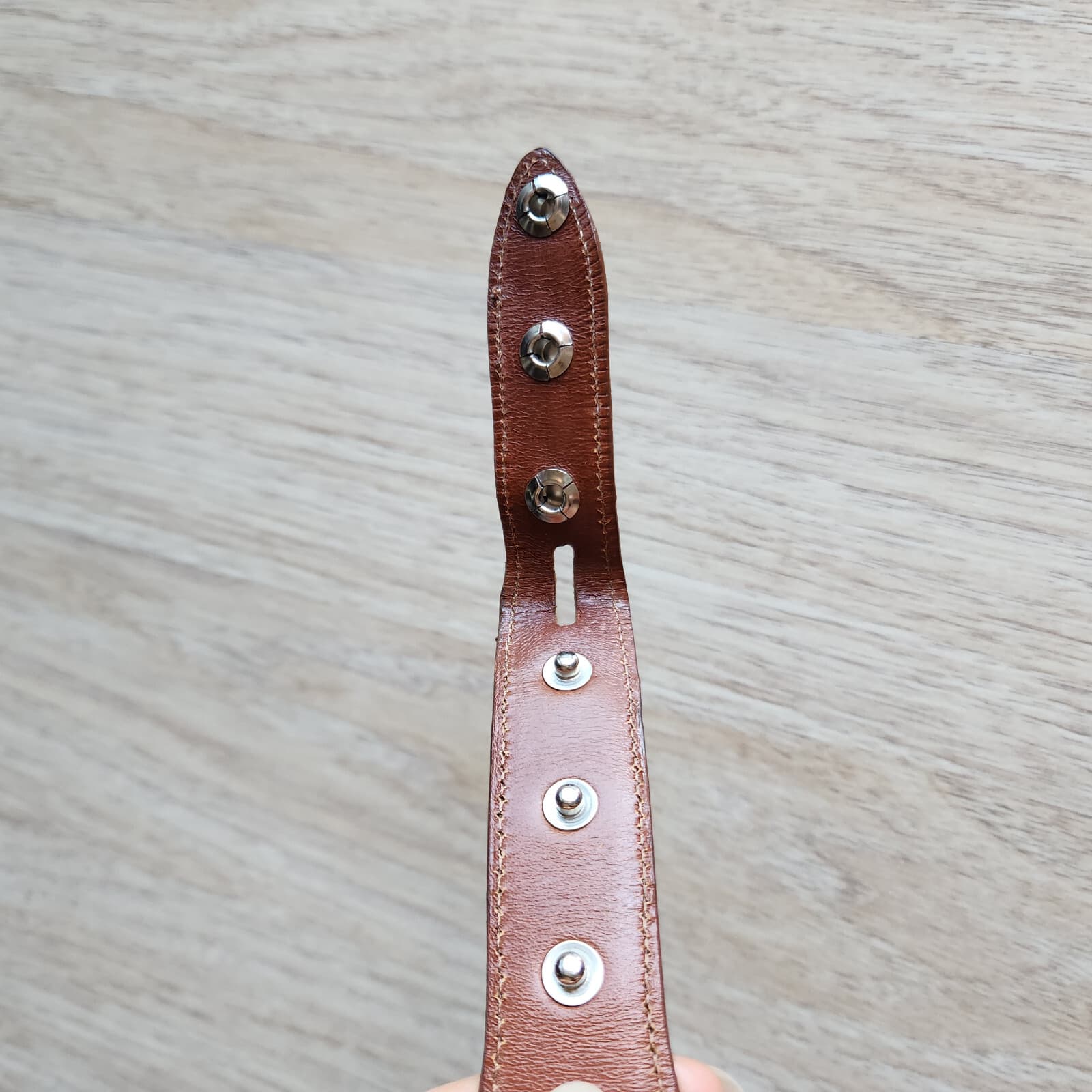 Alexander Kalifano Genuine Lizzard Made in USA 1" Belt-Strap Brown Men's 30 - Thumbnail 6